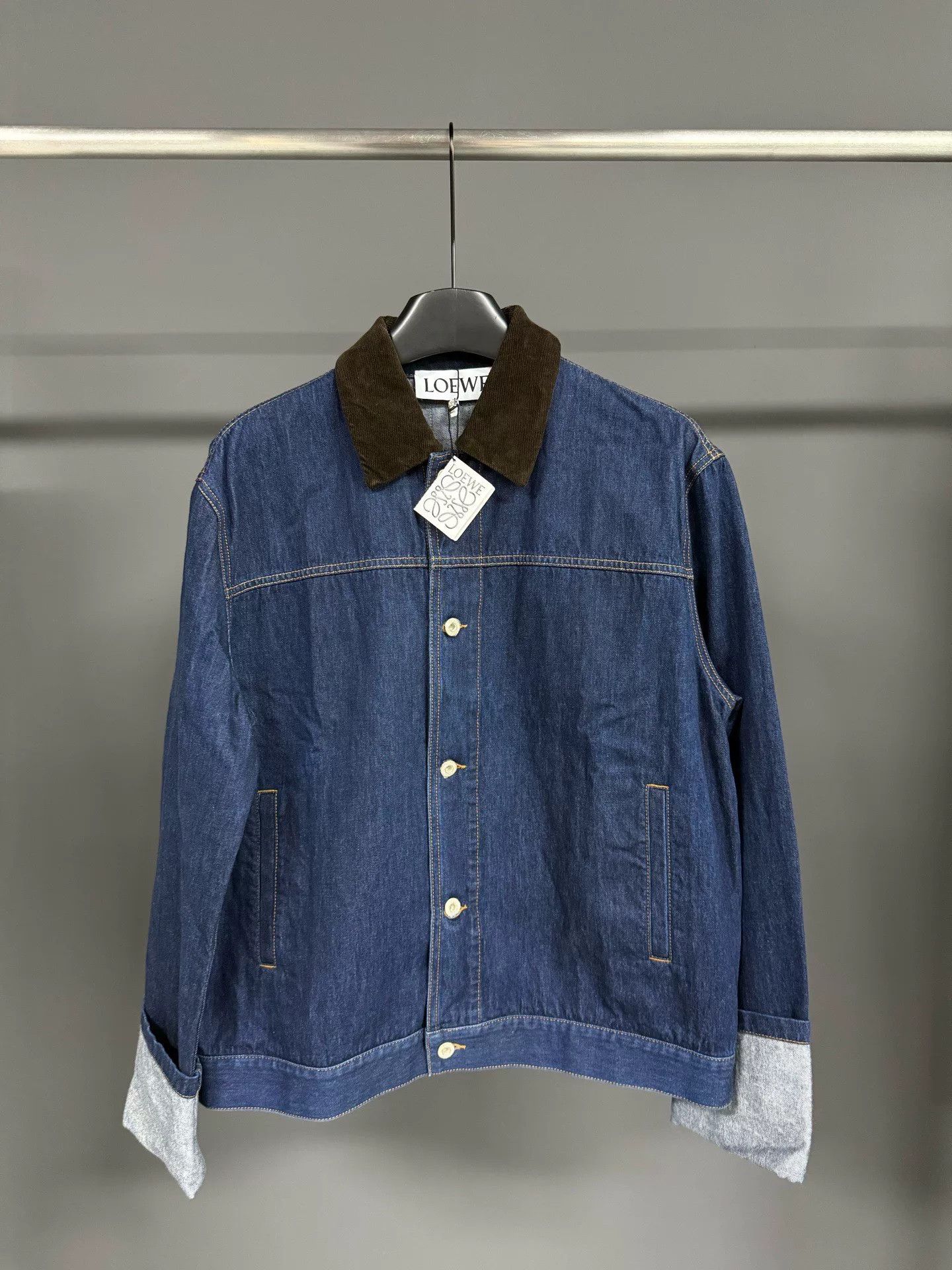 Loewe Loewe Denim Oversized Blue Light Jacket 23 Men Size US XS / EU 42 / 0 - 1 Thumbnail