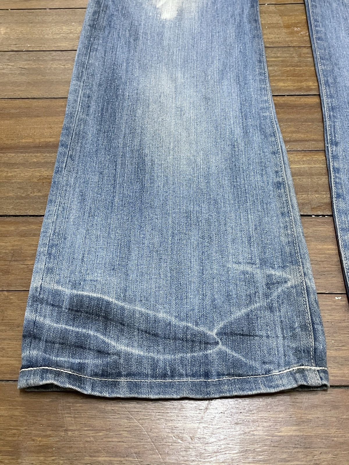14th Addiction Rare Design Vintage Japanese Brand Cook Flared Jeans 1990s Size US 34 / EU 50 - 5 Thumbnail