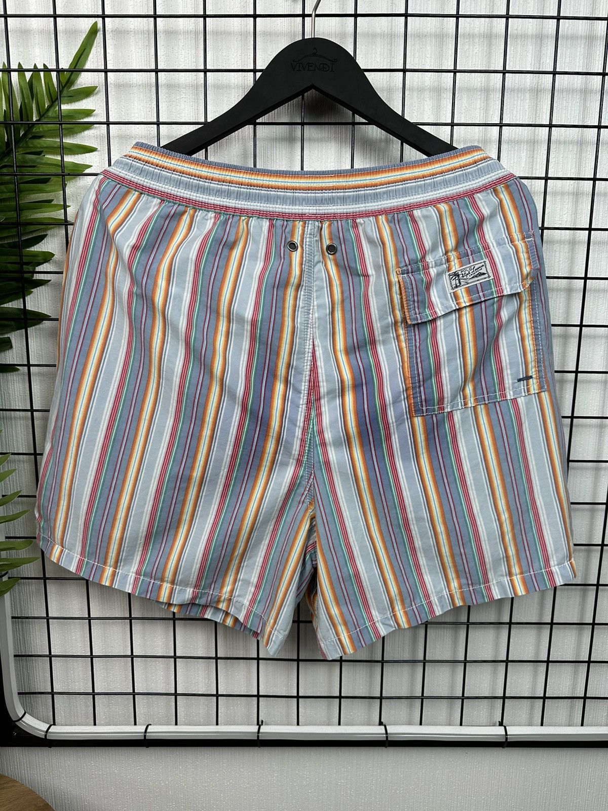 Polo Ralph Lauren × Vintage Vintage Y2K Polo Ralph Lauren Swim Shorts Men L multicolour Size US 34 / EU 50 - 11 Thumbnail