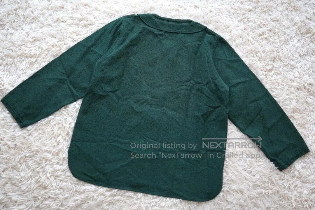 Visvim Green Long Sleeve Buttoned Shirt. Size US S / EU 44-46 / 1 - 2 Thumbnail