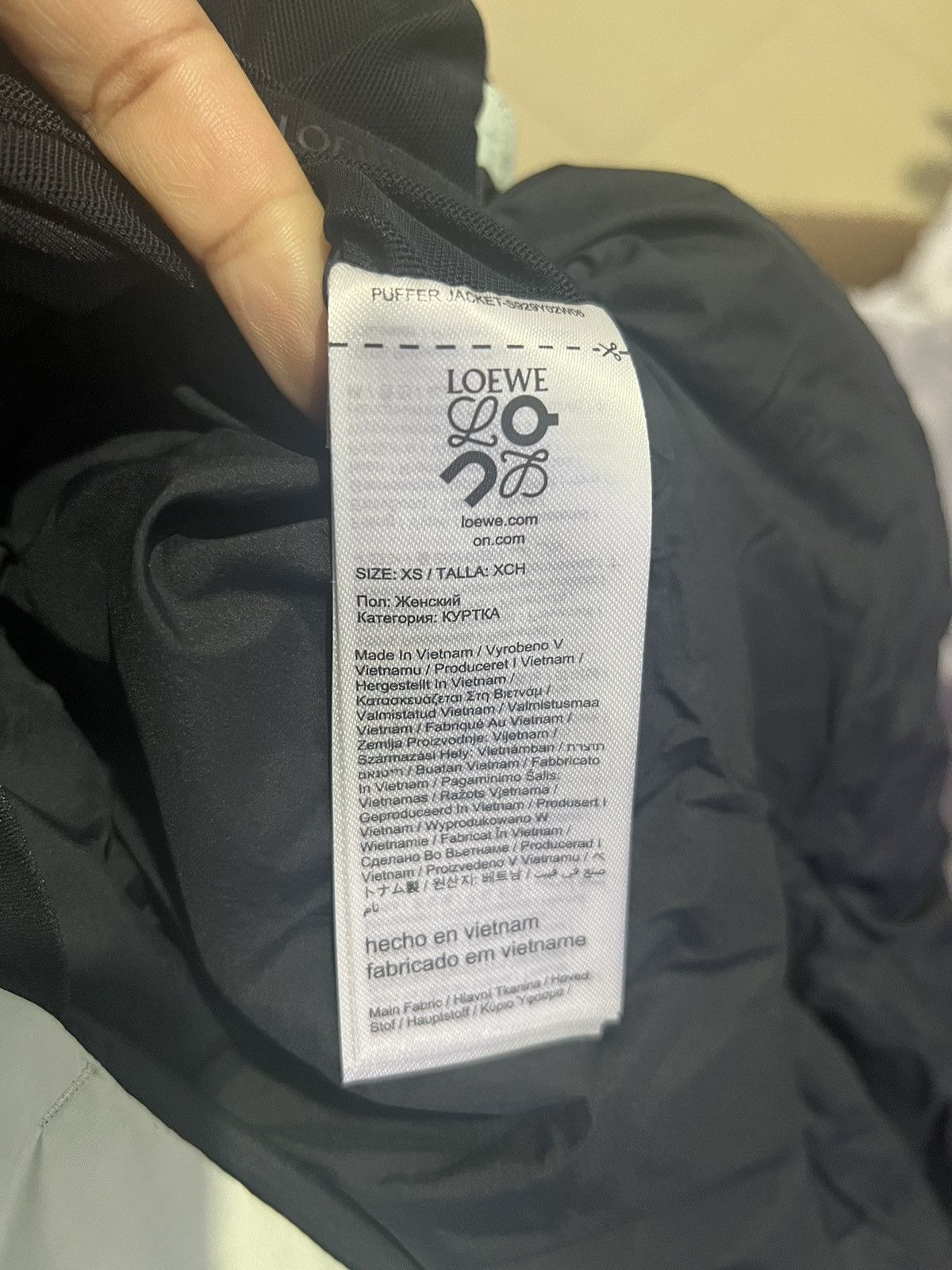 Loewe × On Puffer jacket new collection Loewe x On Size XS / US 0-2 / IT 36-38 - 7 Thumbnail