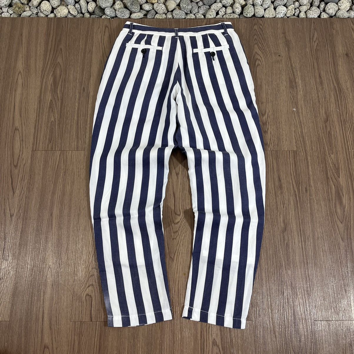 Hysteric Glamour Hysteric Glamour Blue/White Striped Pants Size US 28 / EU 44 - 2 Thumbnail