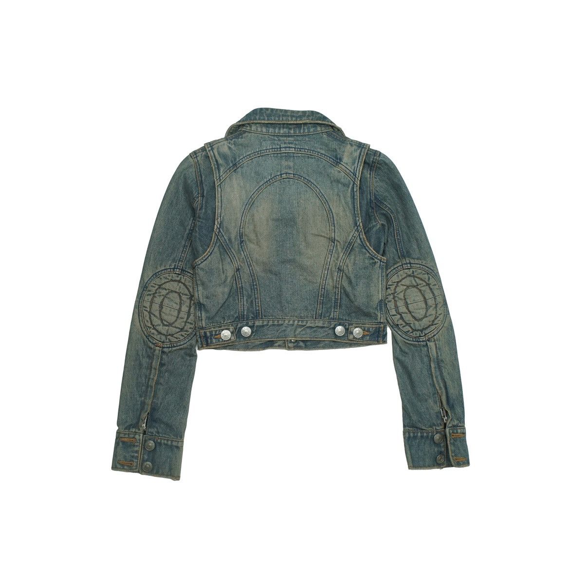 Le Grande Bleu (L.G.B.) *NoTariff Swordfish Multipocket Crop Denim Jacket Size S / US 4 / IT 40 - 5 Thumbnail