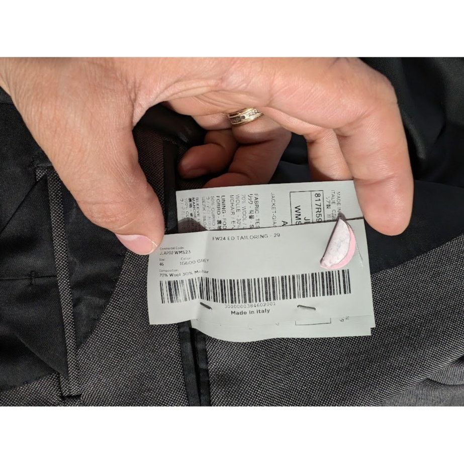 Tom Ford o1rshd1 Blazer jacket in Gray Size US S / EU 44-46 / 1 - 17 Thumbnail