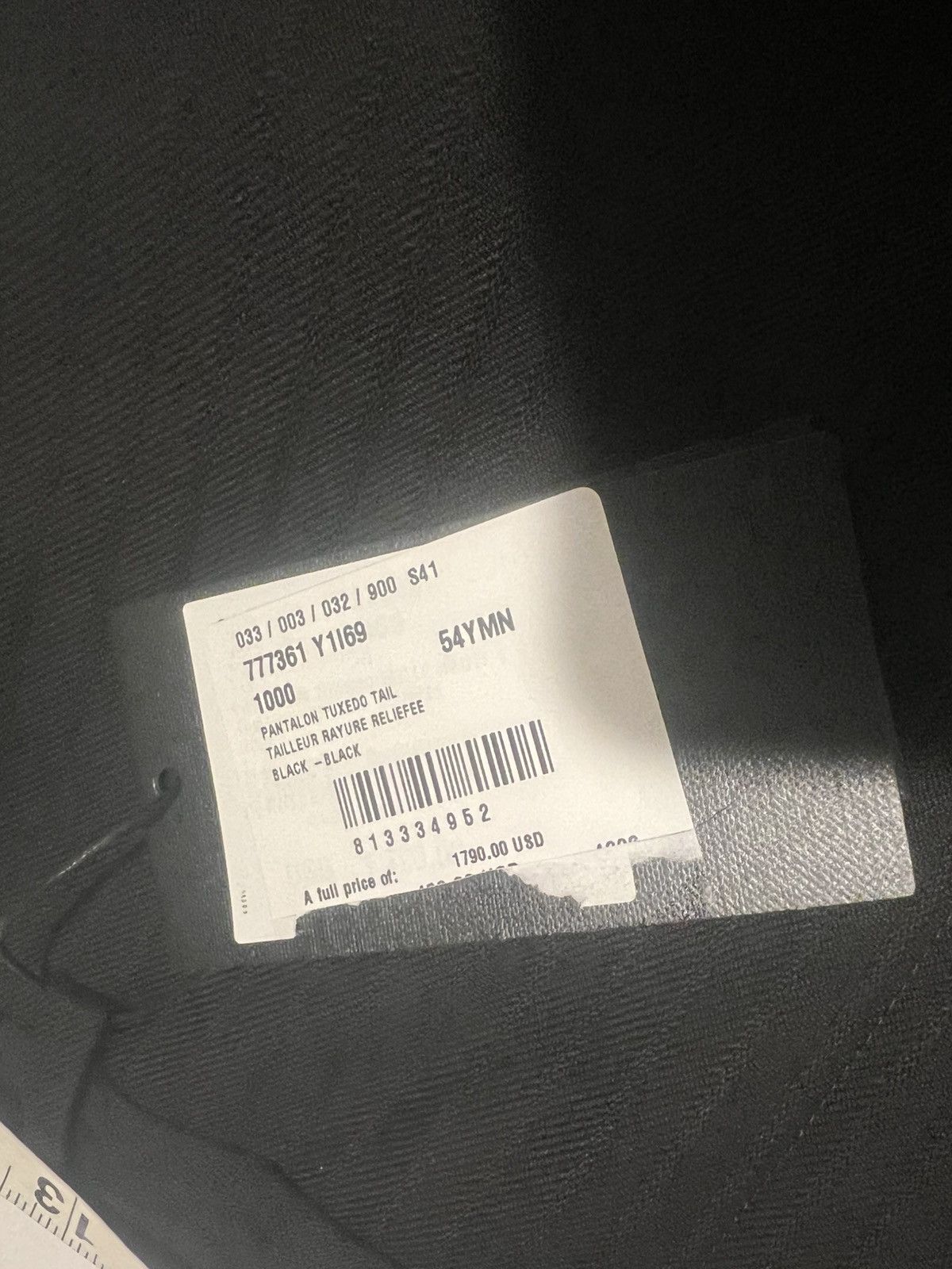 Saint Laurent Paris Saint laurent tuxedo stripes mens pants. 54/38. $1790 Size US 38 / EU 54 - 6 Thumbnail