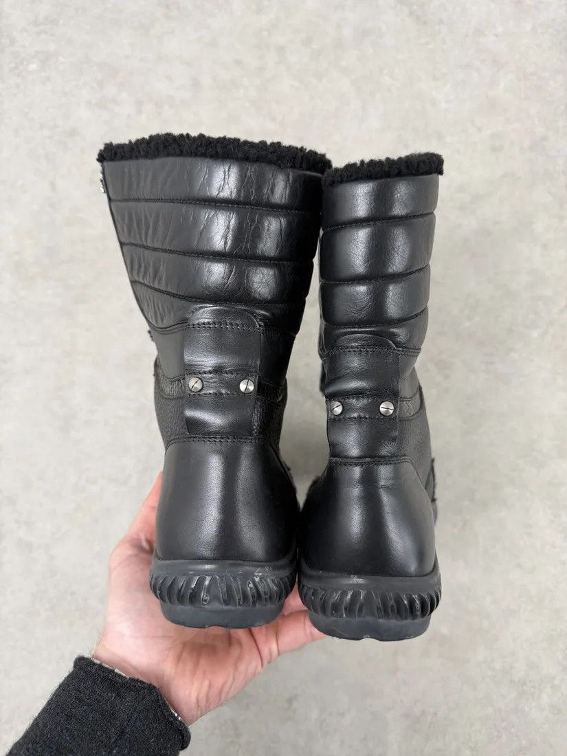 Gucci AW2007 Gucci Black Leather Fur-Lined Boots by Frida Giannini Size US 9.5 / EU 42-43 - 4 Thumbnail