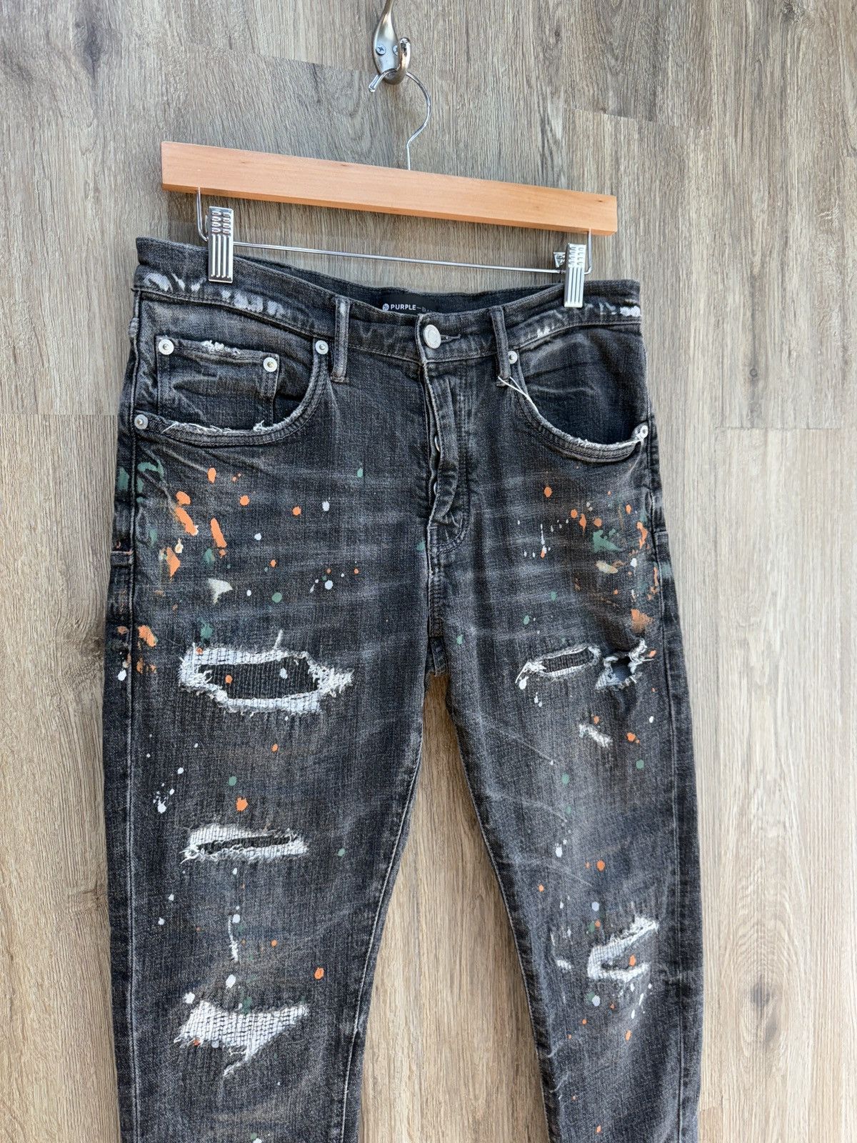 Purple Brand Purple Grey Denim Jeans Size US 32 / EU 48 - 3 Thumbnail
