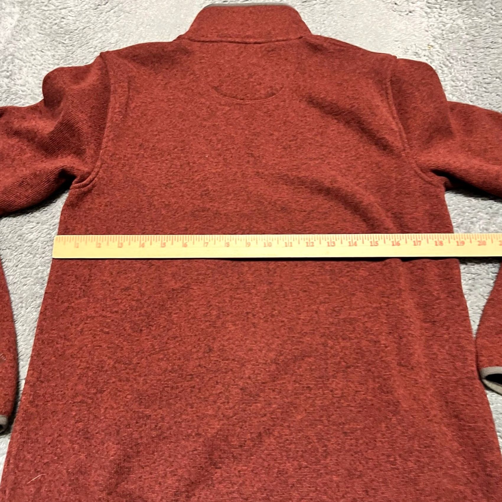 Vintage L.L. Bean Snap Fleece Mens Small Pullover Red Sweatshirt Sweater 298050 Size US S / EU 44-46 / 1 - 5 Thumbnail