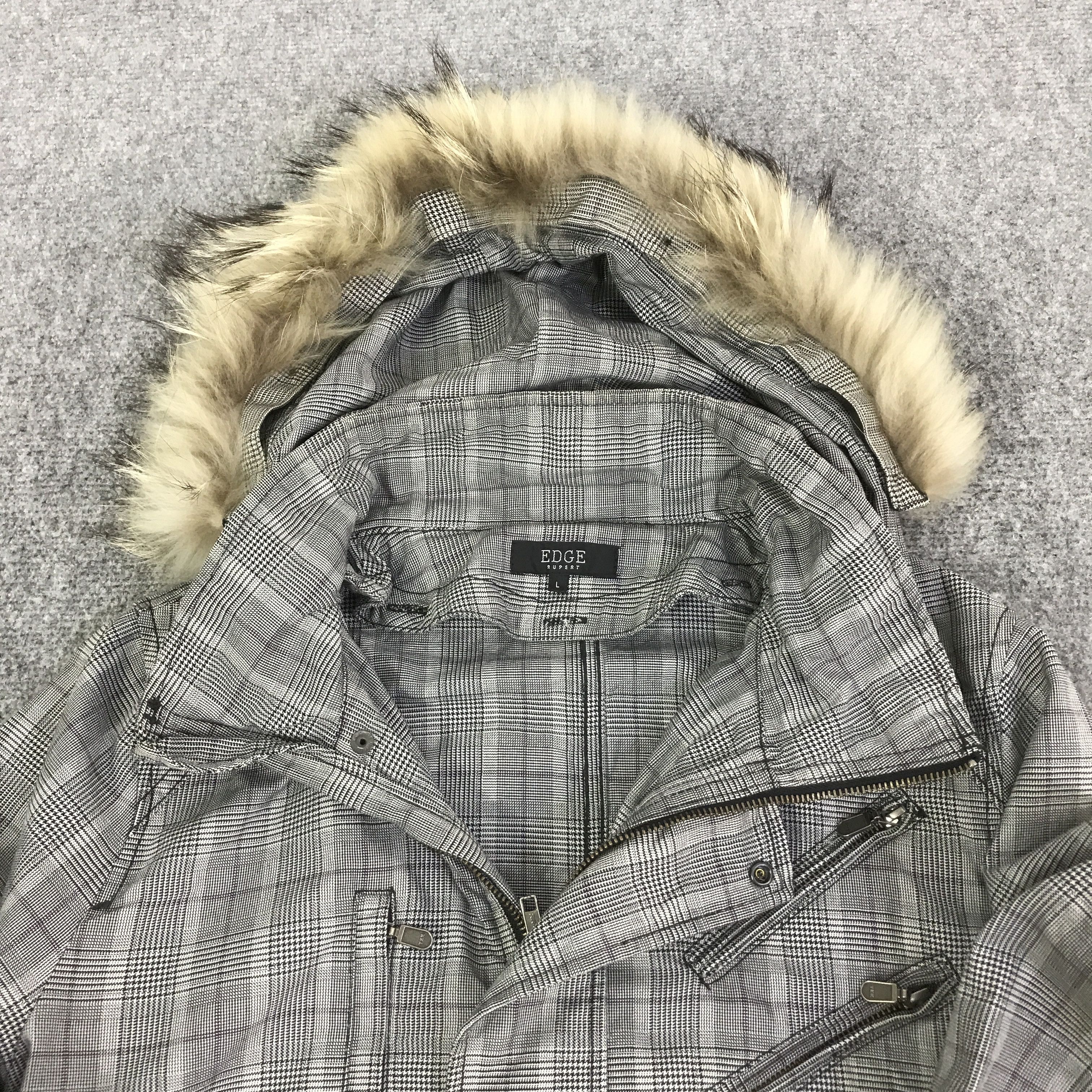 Japanese Brand JAPAN EDGE RUPERT FUR HOODIES JACKET K109B12 Size US L / EU 52-54 / 3 - 8 Thumbnail