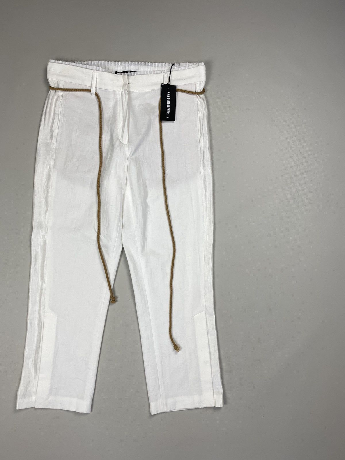 Ann Demeulemeester BNWT! Ann Demeulemeester cropped dress pants trousers Size 27" / US 4 / IT 40 - 3 Thumbnail