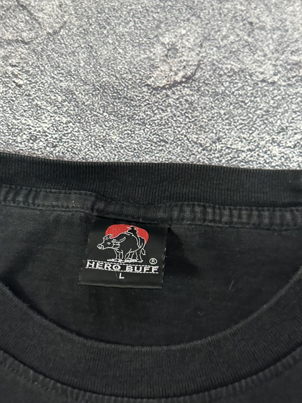 Vintage Vintage Hero Buff Silence Mask Skull Tee Black Large Size US L / EU 52-54 / 3 - 4 Thumbnail