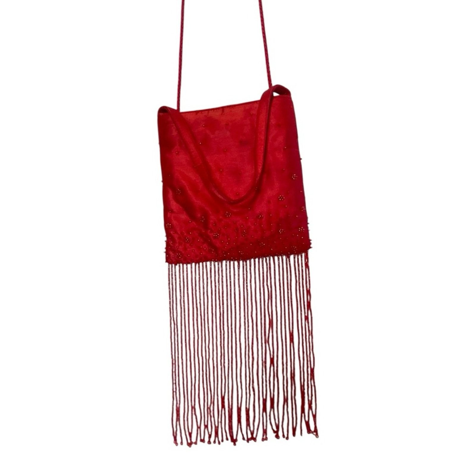 Vintage Vintage Meg Christopher Beaded Tassle Evening Bag Size ONE SIZE - 3 Thumbnail