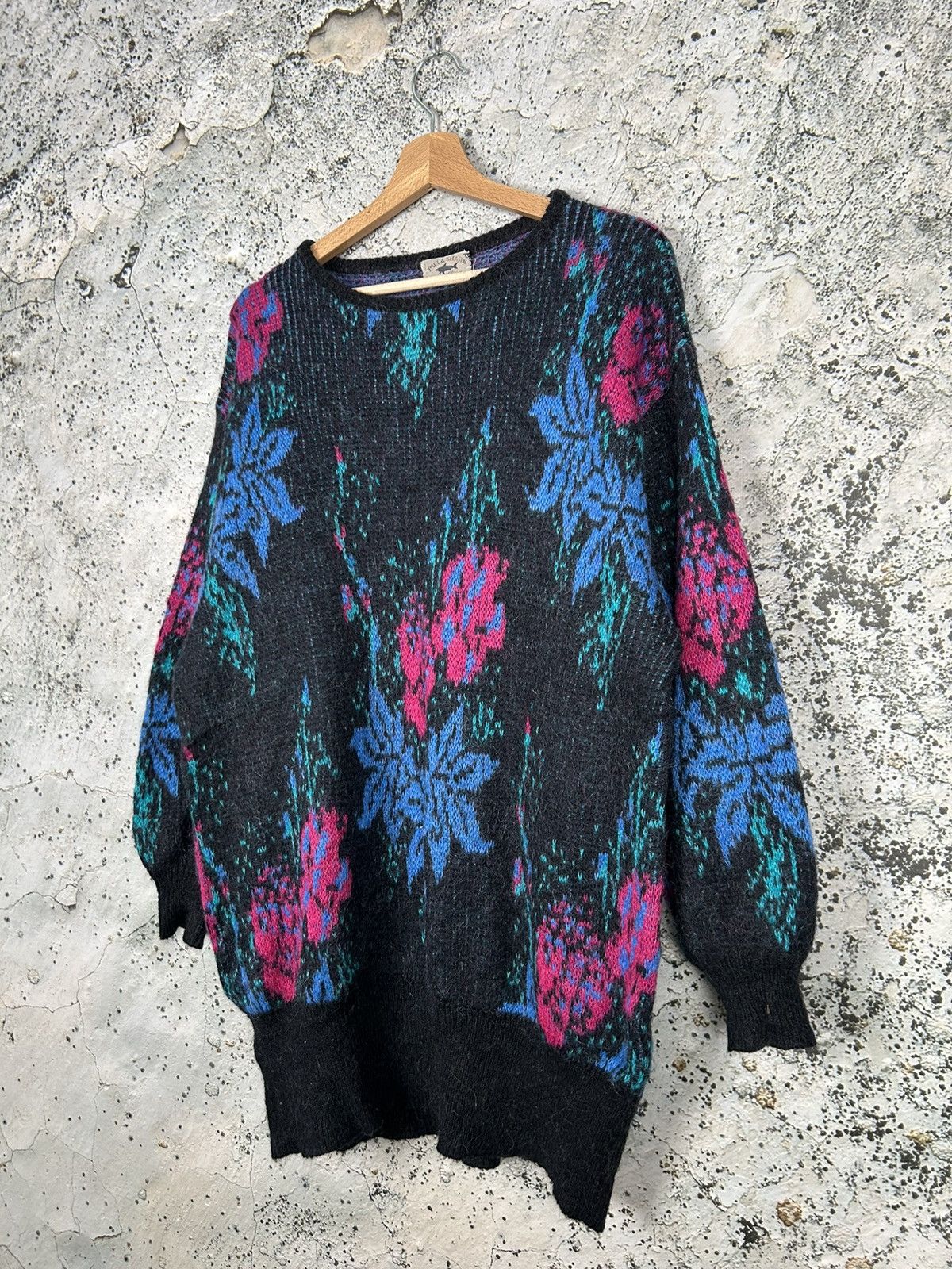 Paul & Shark Vintage Paul & Shark Mohair Wool Knit Sweater Avant Garde Size US XL / EU 56 / 4 - 2 Thumbnail