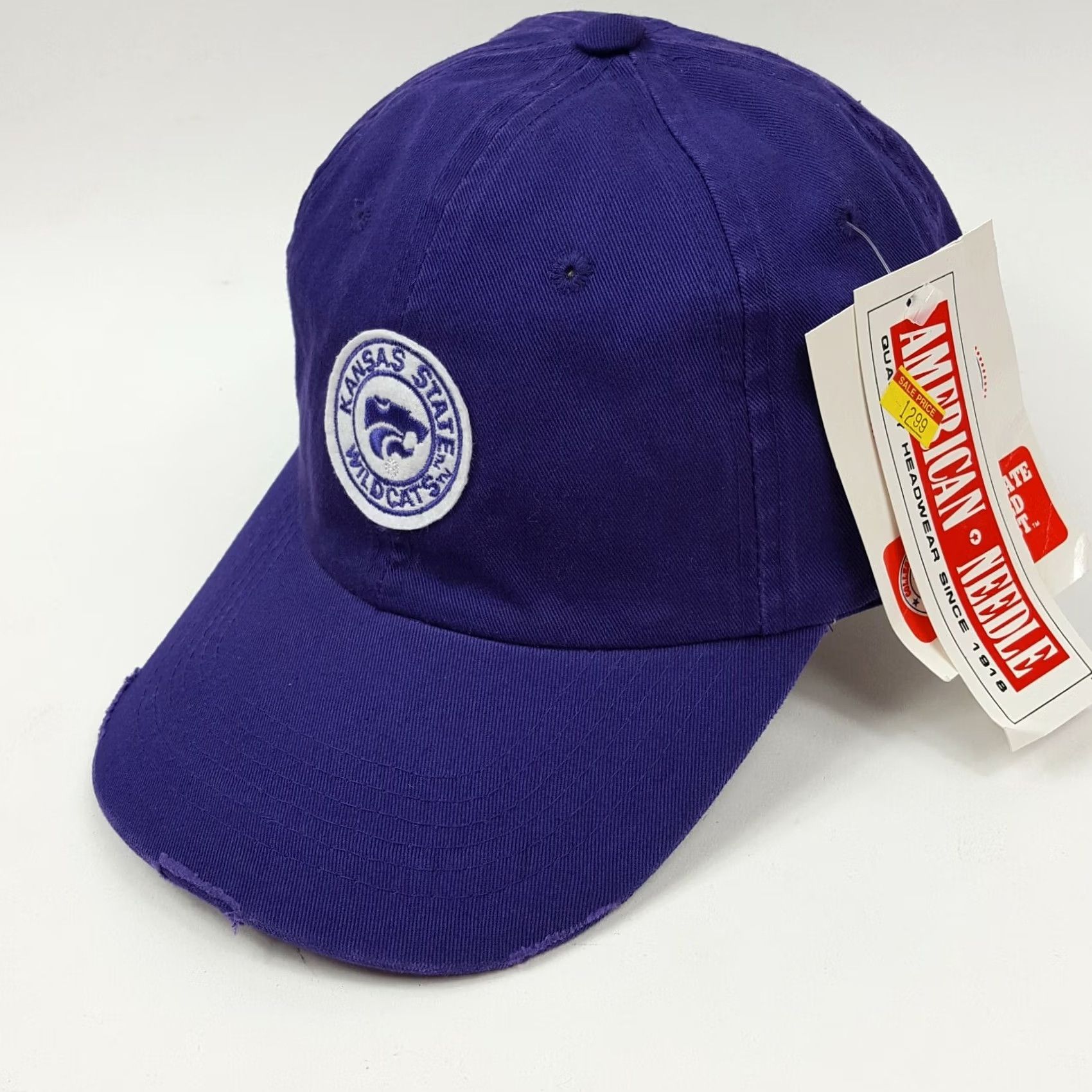 American Needle VINTAGE Kansas State Wildcats KSU Purple Snapback Hat Baseball Cap Y2K Sports Retro Size ONE SIZE - 3 Thumbnail