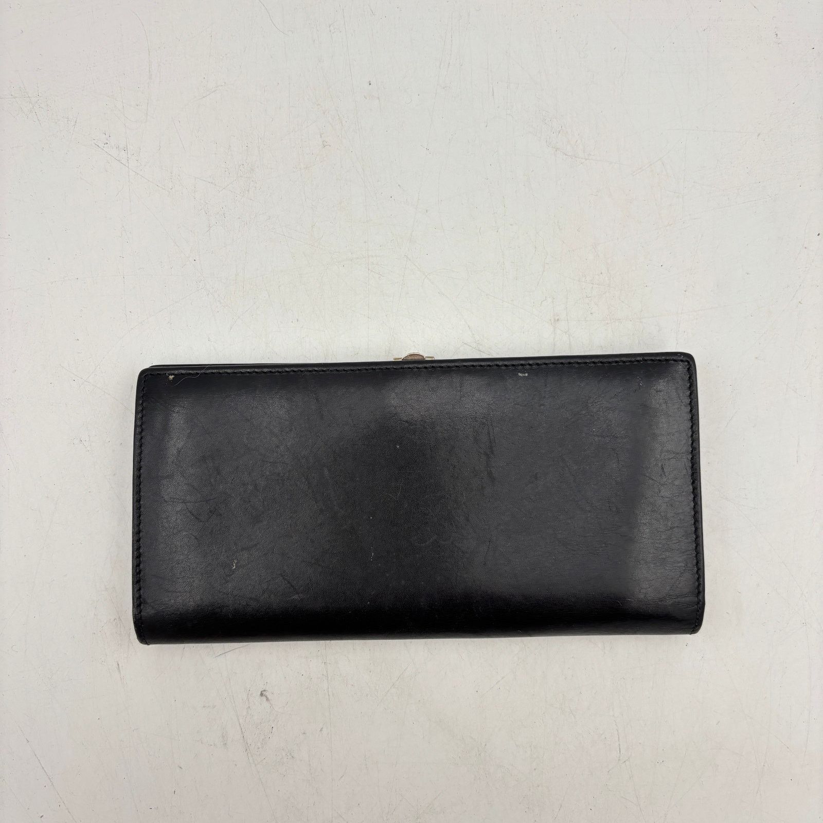 Gucci Vintage Gucci GG Clasp Long Wallet Black Archive Luxury Size ONE SIZE - 3 Thumbnail