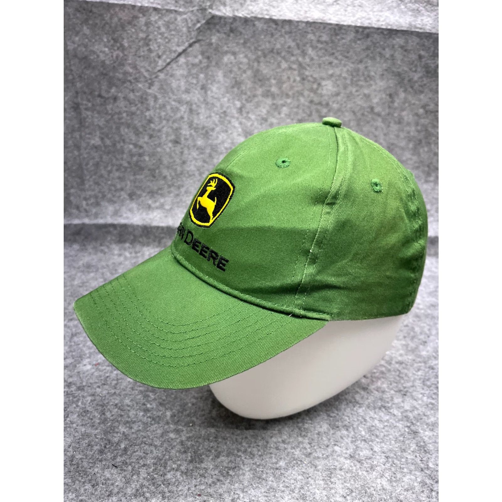 John Deere John Deere Hat Cap - Brand Baseball Cap - Adjustable Strap Back - Green Cotton Twill One Size Adult Men #Agriculture Farm Equipment Size ONE SIZE - 4 Thumbnail