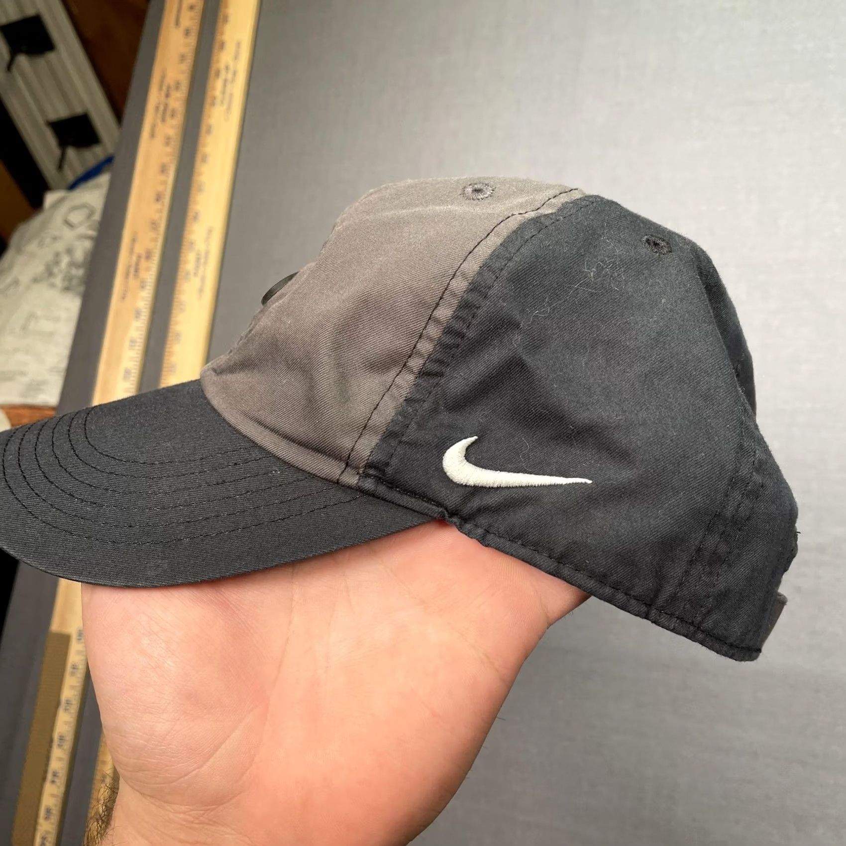 Nike Nike Hat Cap Strap Back Black Twill Lined Breathable Mens One Size AV8053-060 Size ONE SIZE - 4 Thumbnail