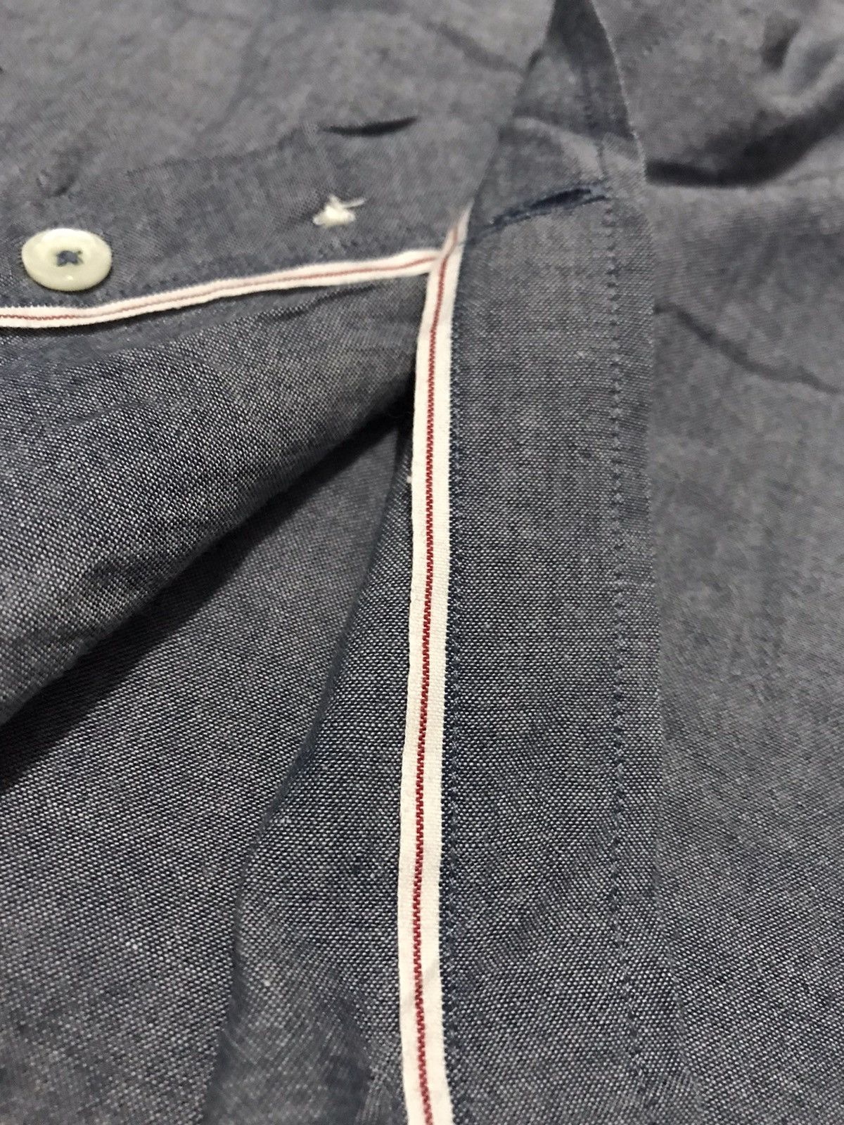 Gant Rugger SELVEDGE MADRAS LIGHTWEIGHT OXFORD DOVE BLUE IVY BUTTON DOWN Size US M / EU 48-50 / 2 - 12 Thumbnail