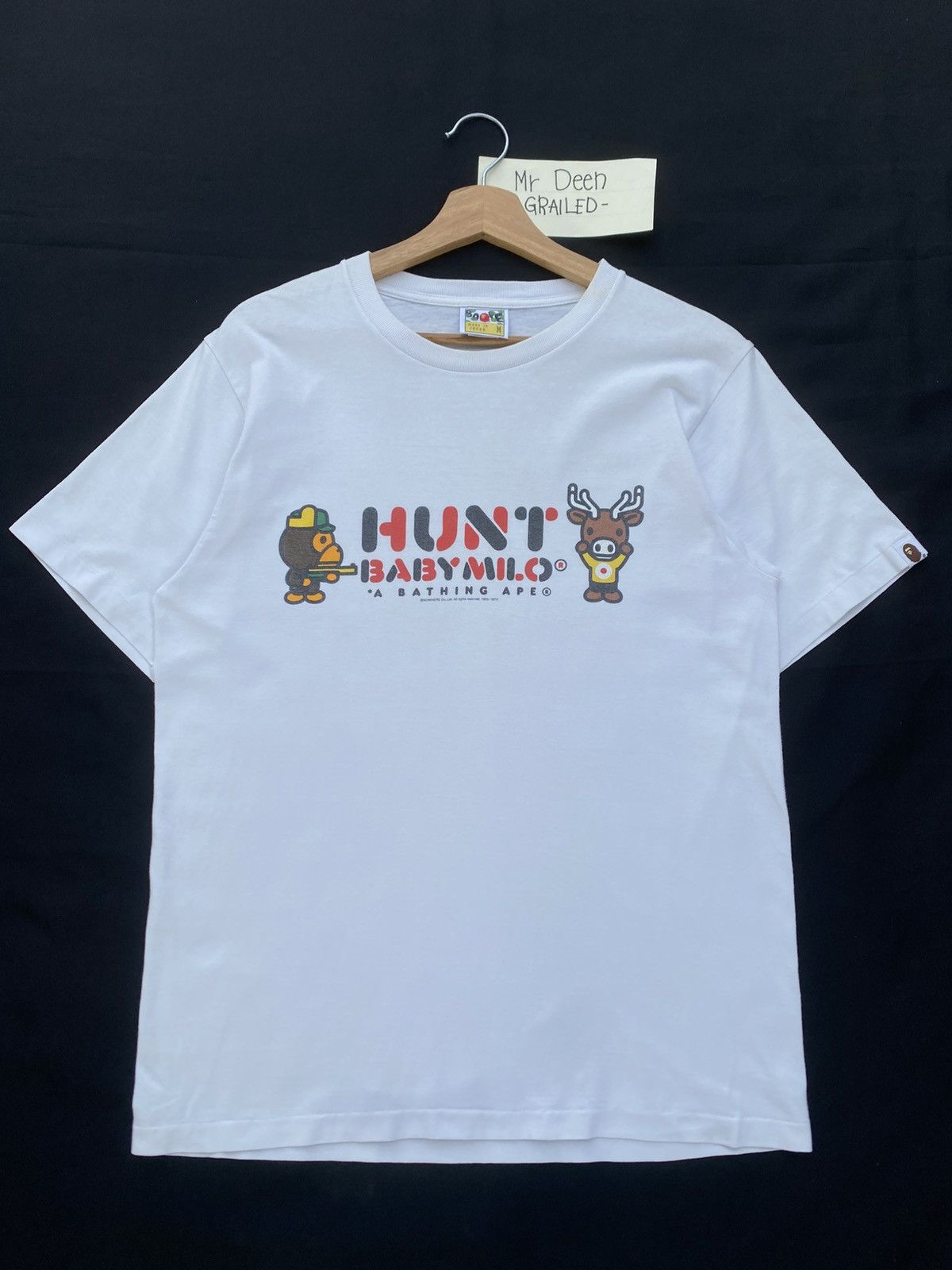 Bape Rare BAPE SS2010 Hunt Baby Milo Tshirt Size US M / EU 48-50 / 2 - 2 Thumbnail