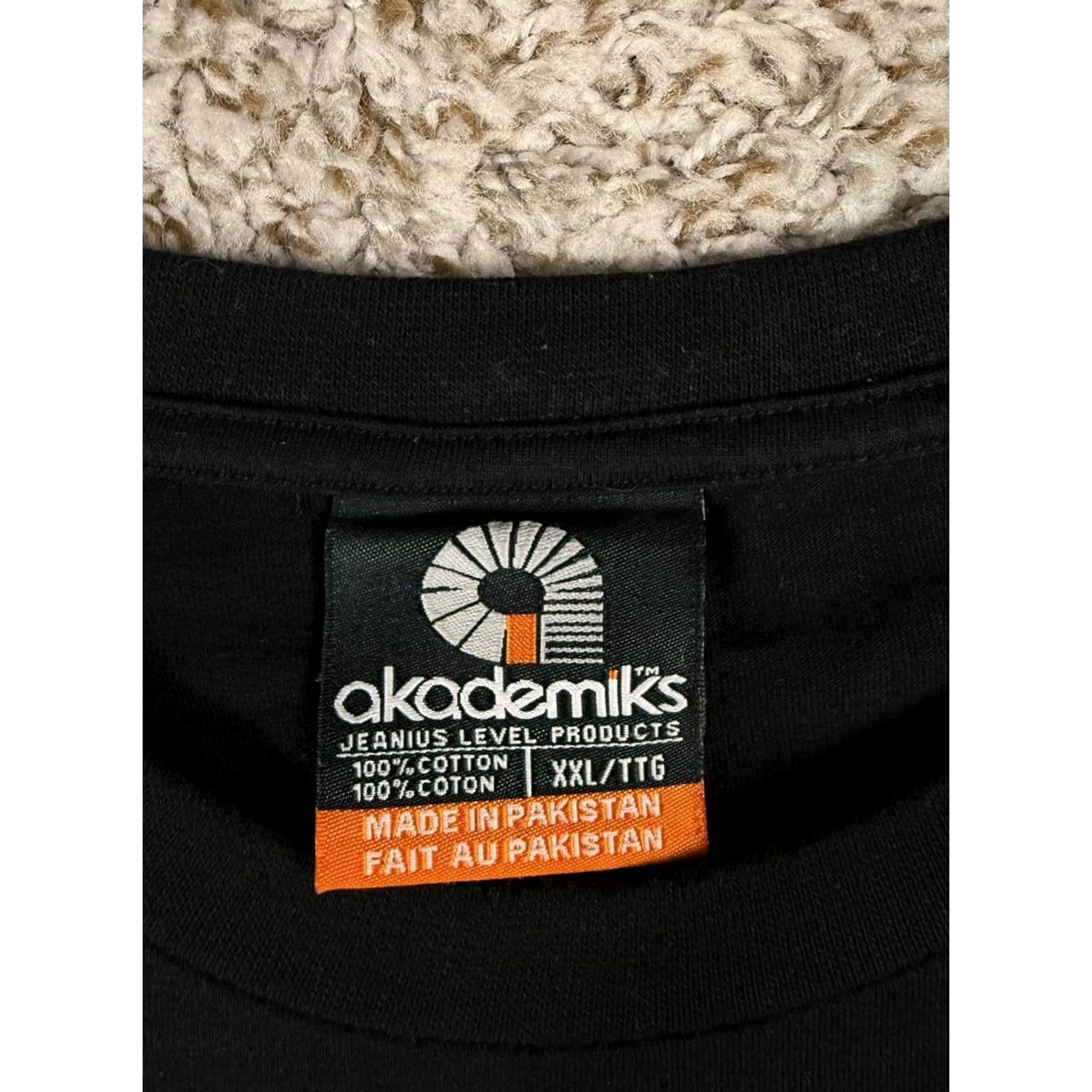 Akademiks VINTAGE Akademiks Shirt XXL Black Hip Hop Graphic Front Back Logo Tee Men Mens 2XL Summer Spring Fall Graphic Print Size US XXL / EU 58 / 5 - 6 Thumbnail