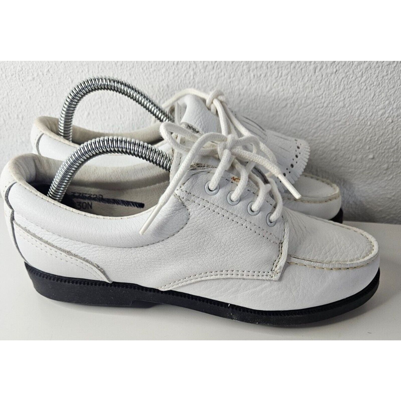 Eastland Eastland USA Men's White Leather Golf Shoes – Size 6.5M Size US 6 / EU 39 - 1 Thumbnail