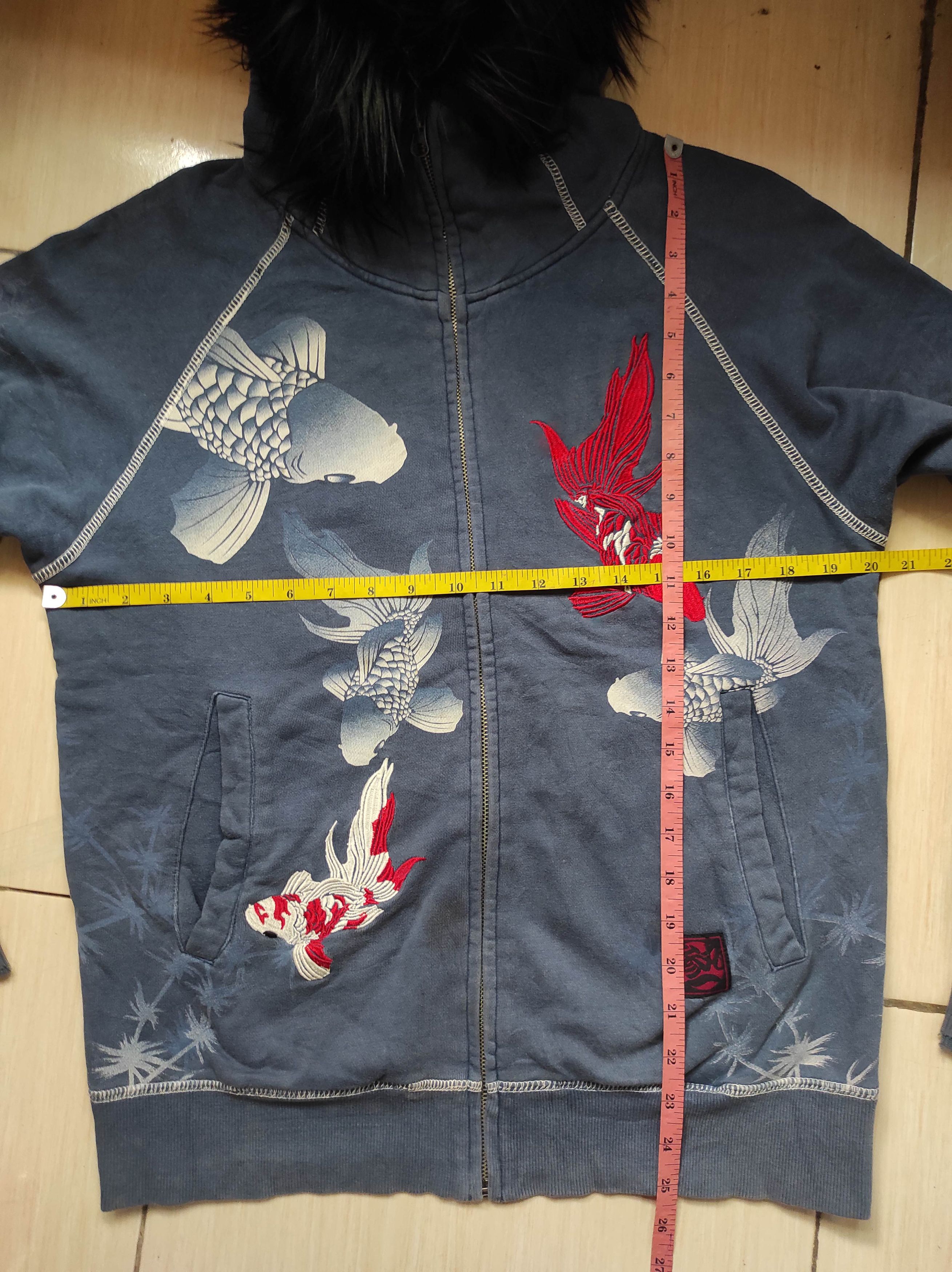 Japanese Brand Koi Sukajan Zip Fur Hoodie LGB IfSixWasNine style Size US M / EU 48-50 / 2 - 25 Thumbnail