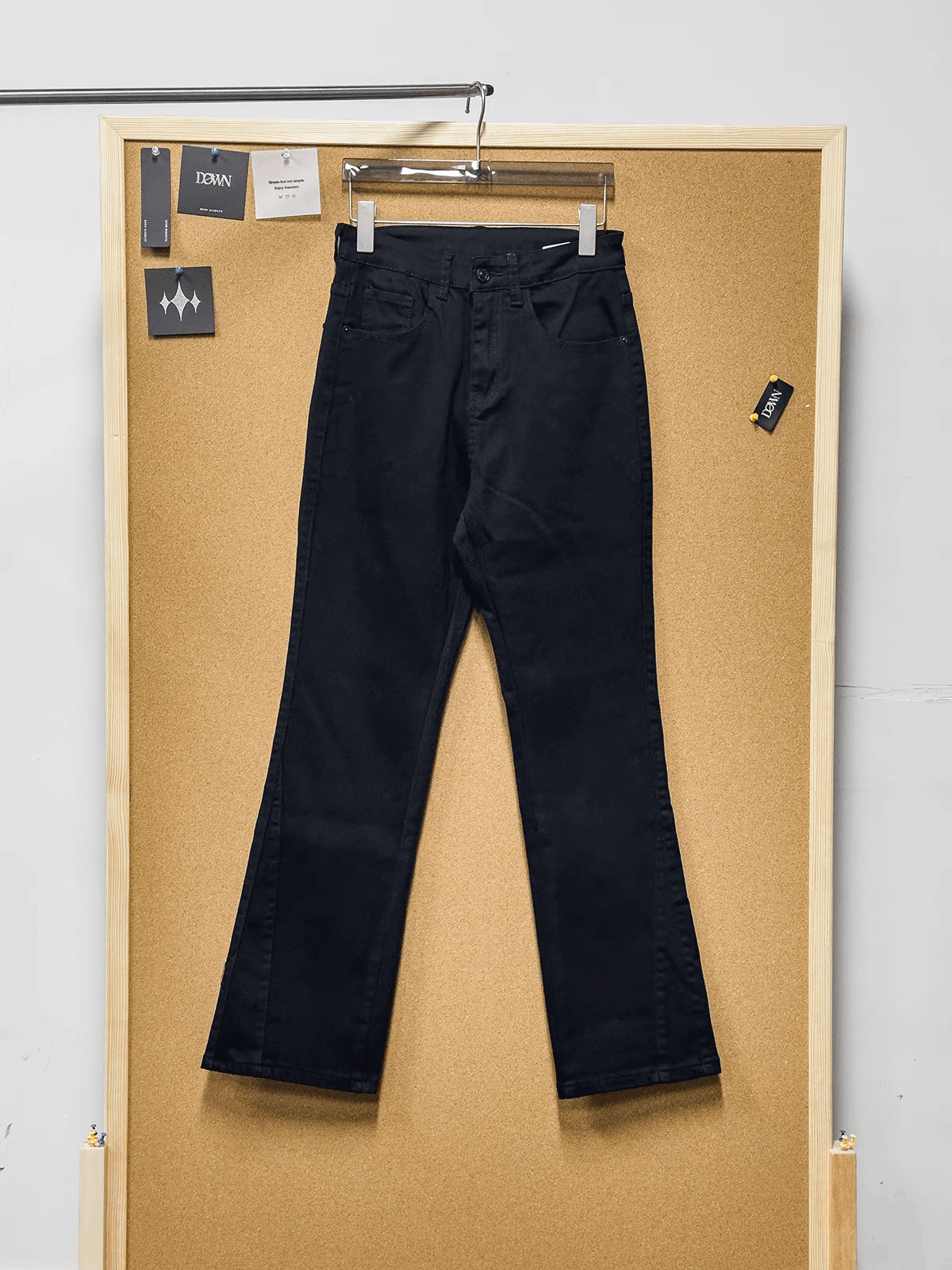 Designer × Jean × Vintage retro utility yuppie bootcut flared punk grunge jeans Size US 30 / EU 46 - 1 Thumbnail