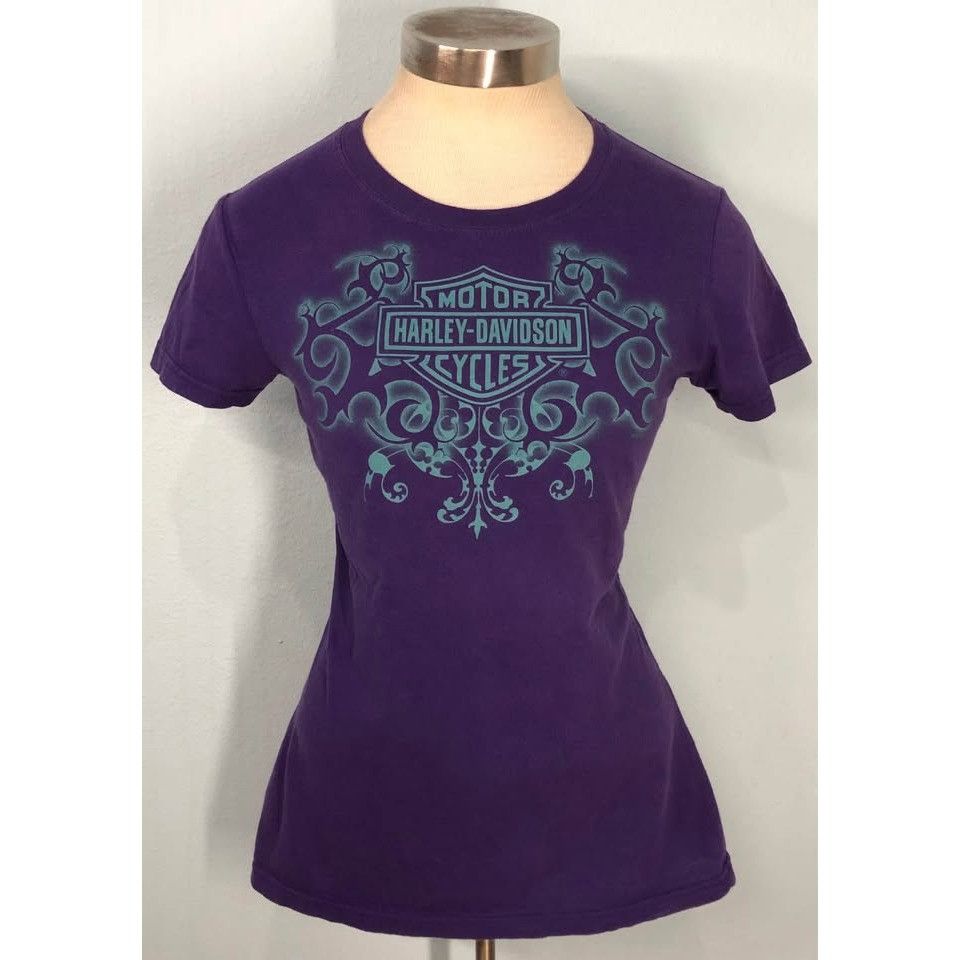 Harley Davidson Harley Davidson Shirt Medium Women Elastic Fabric Size M / US 6-8 / IT 42-44 - 1 Thumbnail