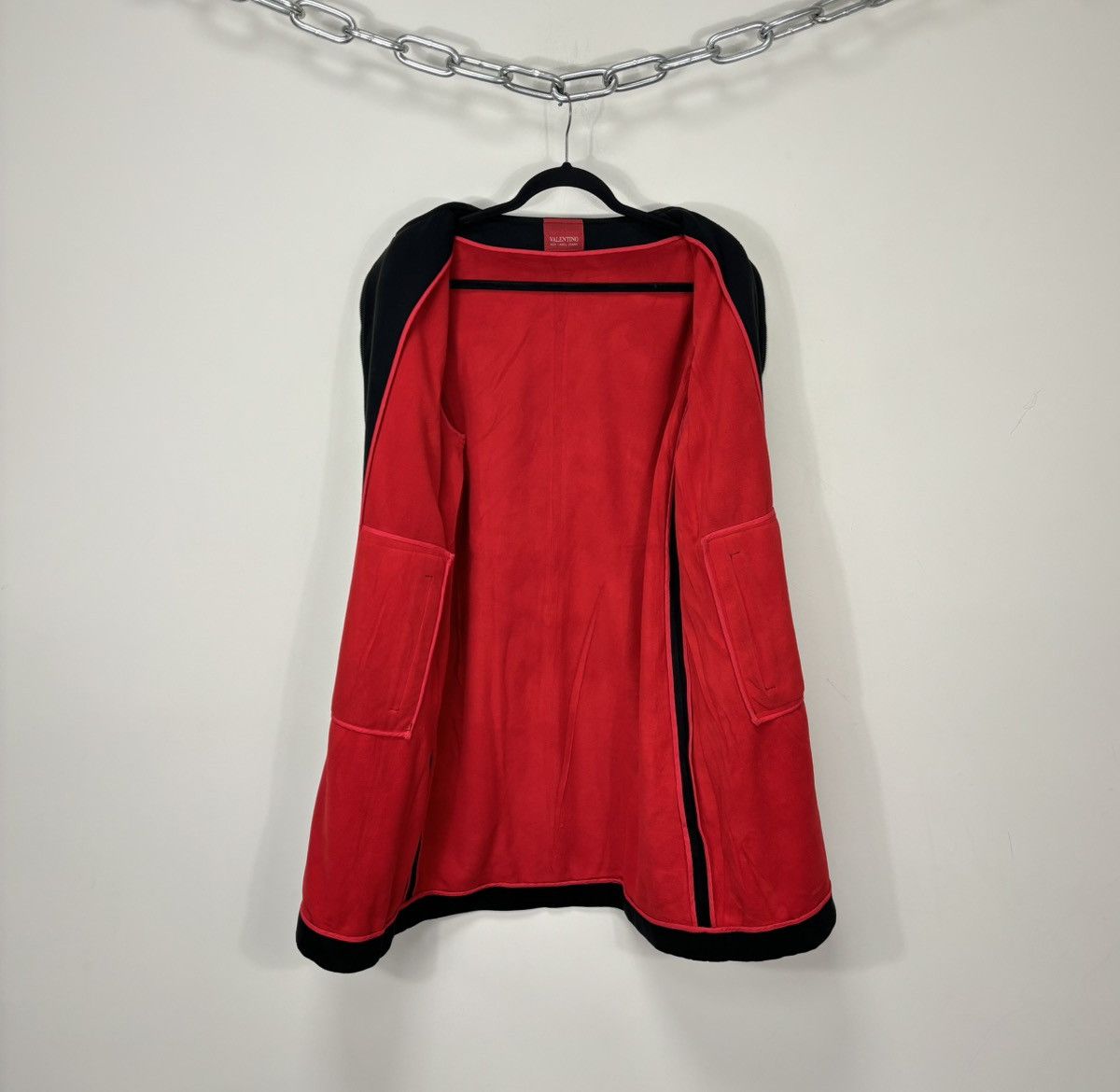 RED Valentino Vintage Red Valentino Women’s Classic Full Zip Coat Jacket Size L / US 10 / IT 46 - 2 Thumbnail