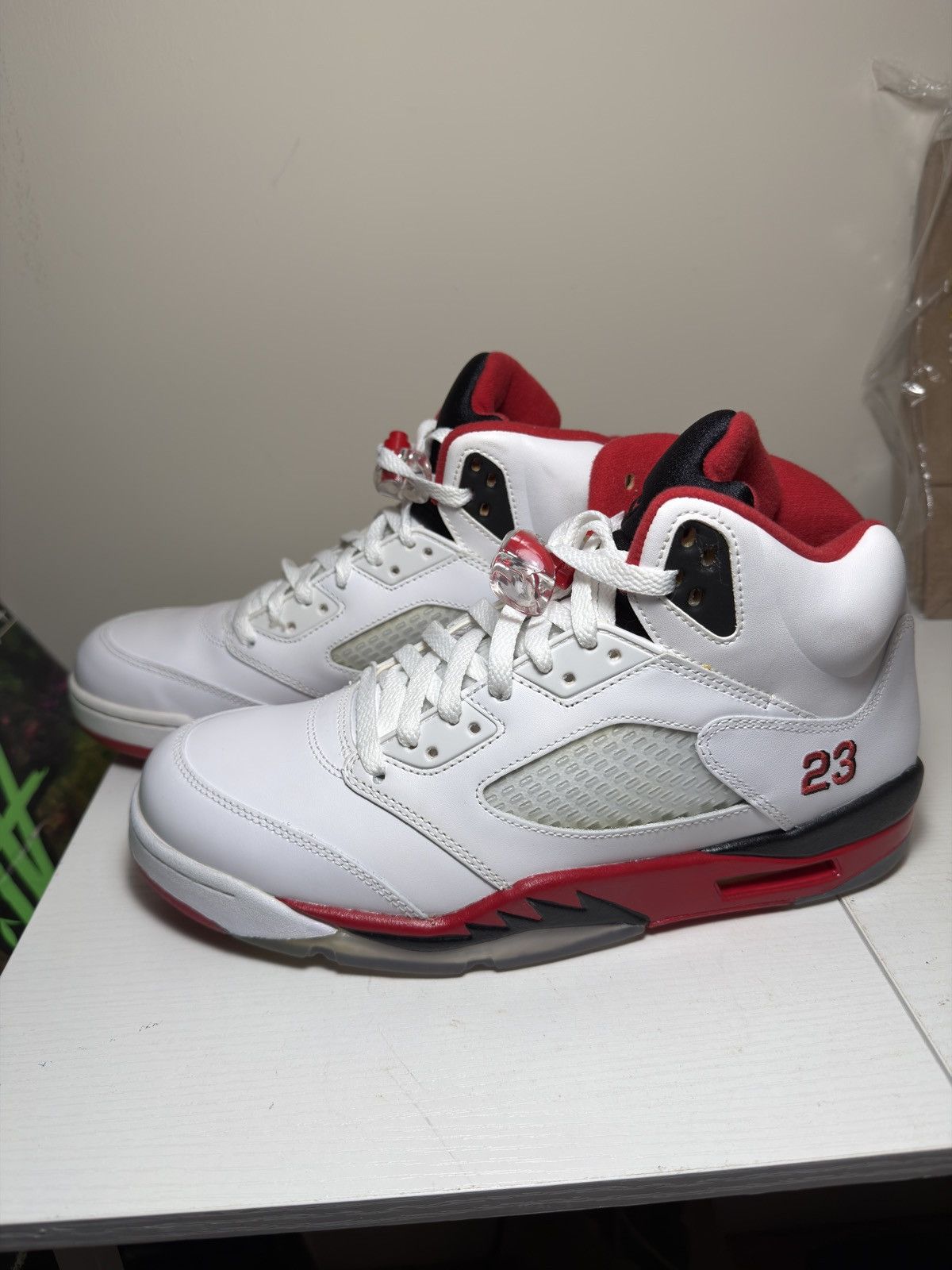 Nike Air Jordan Retro 5 “Fire Red” 2013 NEW Size US 10.5 / EU 43-44 - 8 Thumbnail