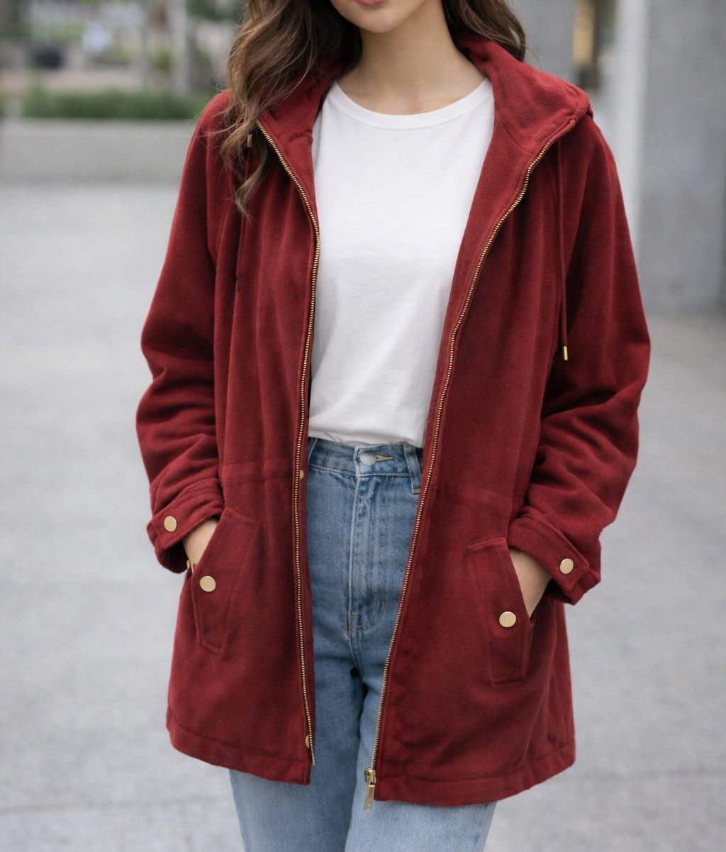 Burberry Vintage Burberry’s Fleece Zipped Jacket / Coat Size M / US 6-8 / IT 42-44 - 2 Thumbnail