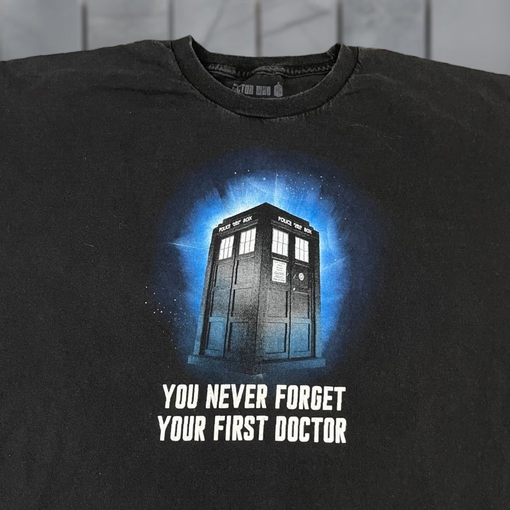Ripple Junction Ripple Junction Doctor Who T-shirt Men XL Black Short Sleeve Crew Neck Size US XL / EU 56 / 4 - 1 Thumbnail