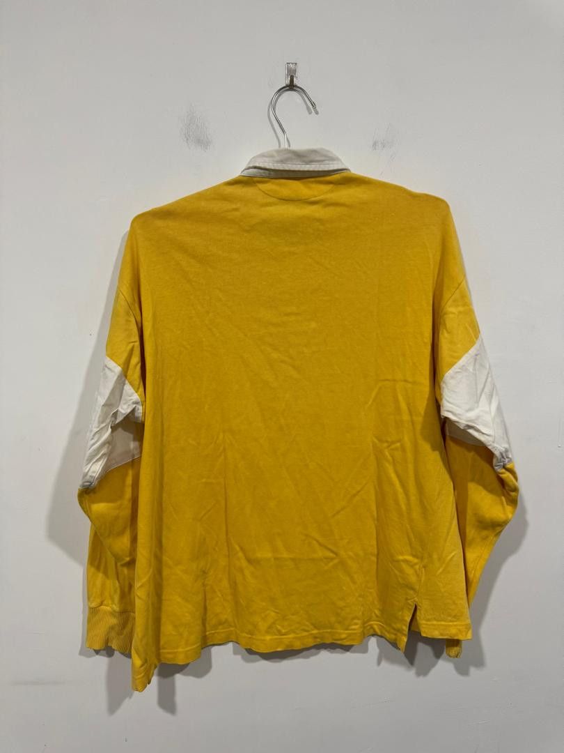 Coca Cola × Vintage Vintage Coca Cola Rugby Style Long Sleeve Polo Size US XL / EU 56 / 4 - 4 Thumbnail