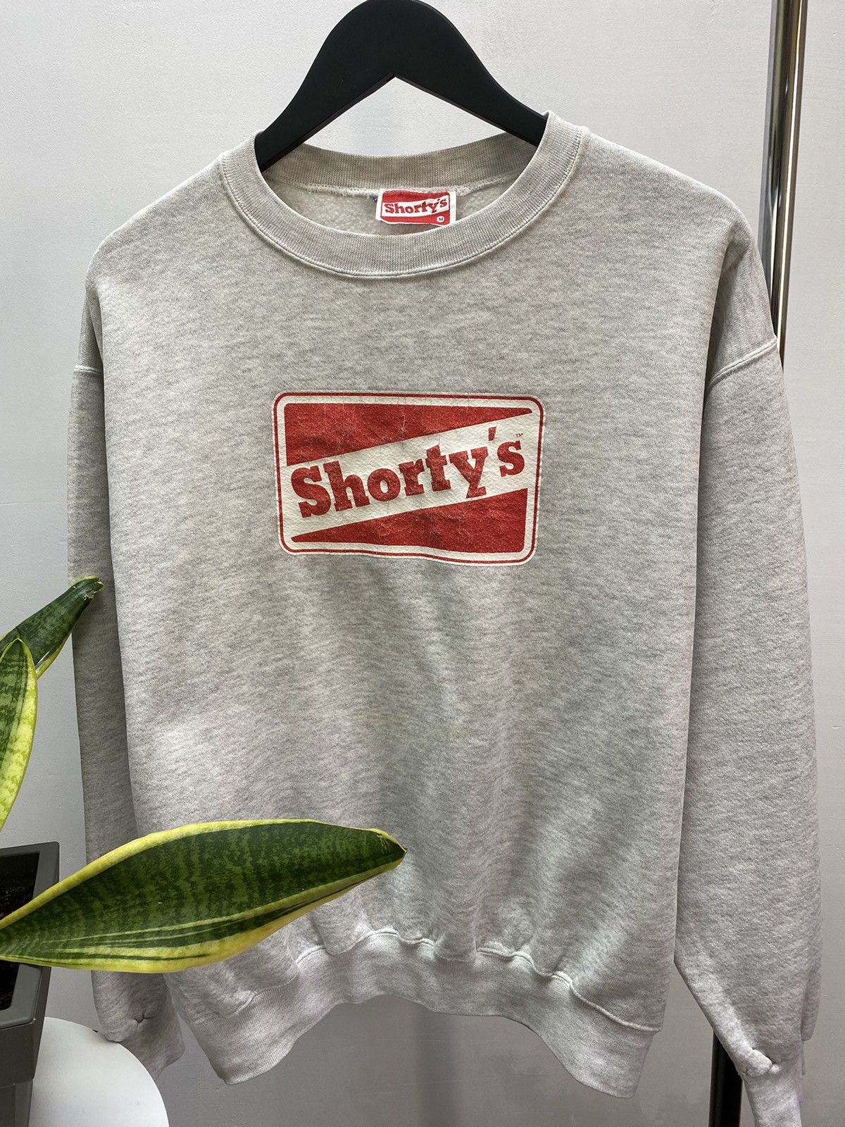 Shorty's Skateboards × Vintage Vintage 90s Shorty’s Skateboarding Box Logo Sweatshirt Size US M / EU 48-50 / 2 - 4 Thumbnail