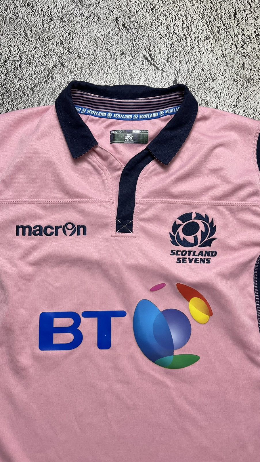 Macron 2015-2016 Macron Scotland rugby jersey y2k Size US L / EU 52-54 / 3 - 3 Thumbnail