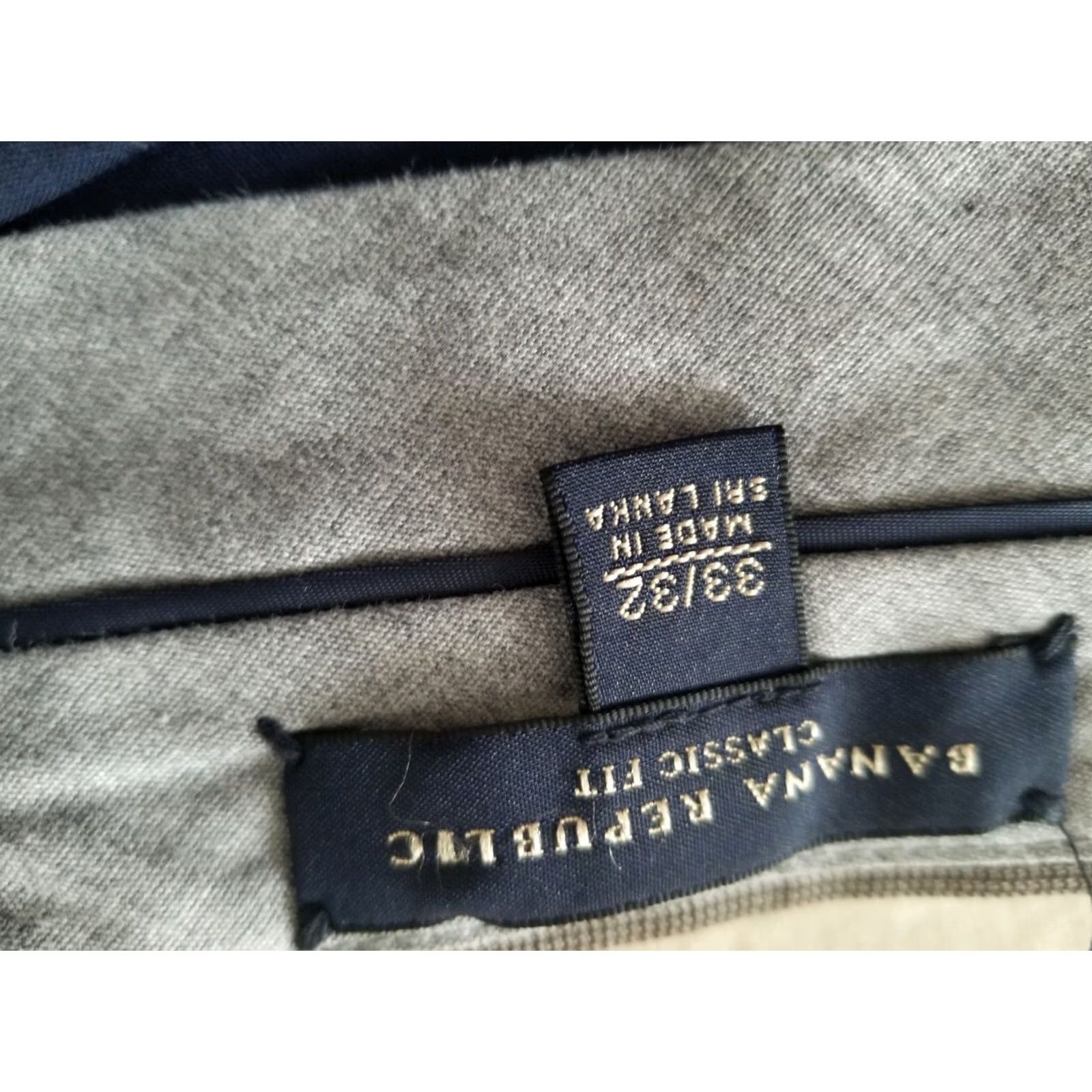 Banana Republic Banana Republic Dress Pants 33x32 Grey Gray Slack Chino Trouser Khaki 34x29 Size US 33 - 5 Thumbnail