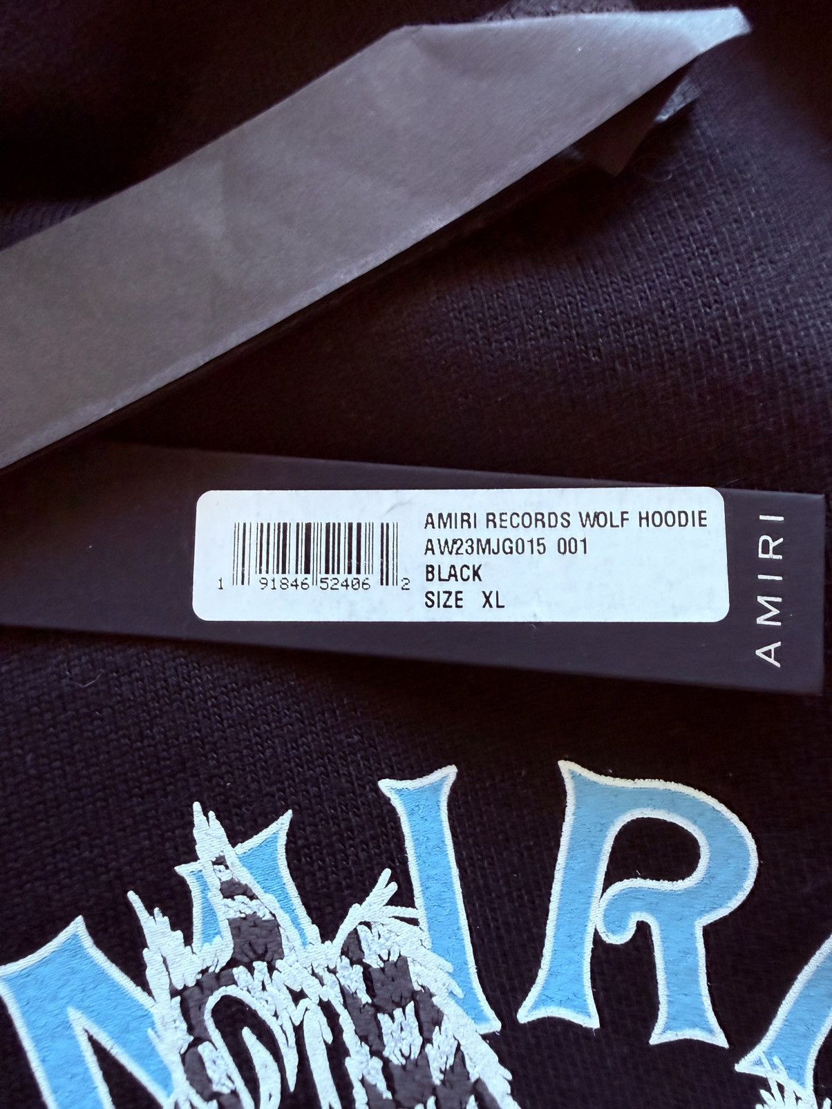 Amiri Amiri records hollywood hoodie black brand new size XL Size US XL / EU 56 / 4 - 6 Thumbnail