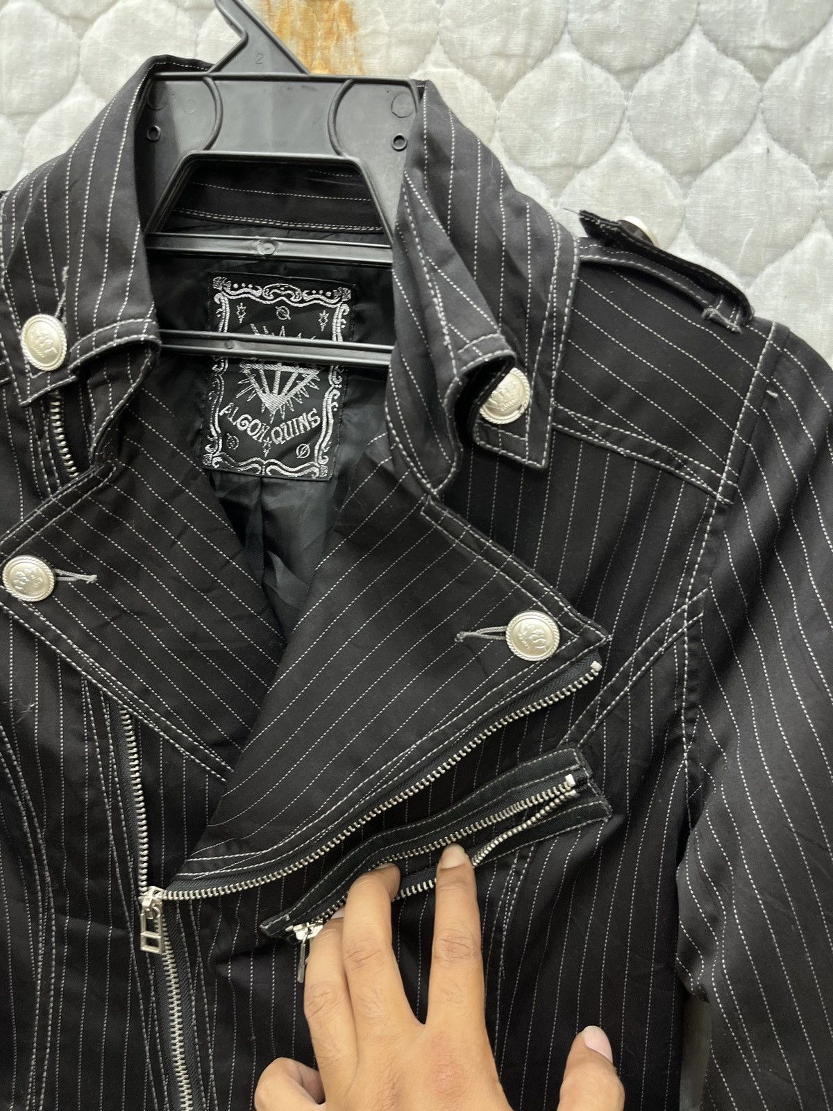 If Six Was Nine × Japanese Brand × Le Grande Bleu (L.G.B.) 🔥🔥🔥ARCHIVE ALGON QUINS PUNK JACKET Size S / US 4 / IT 40 - 16 Thumbnail