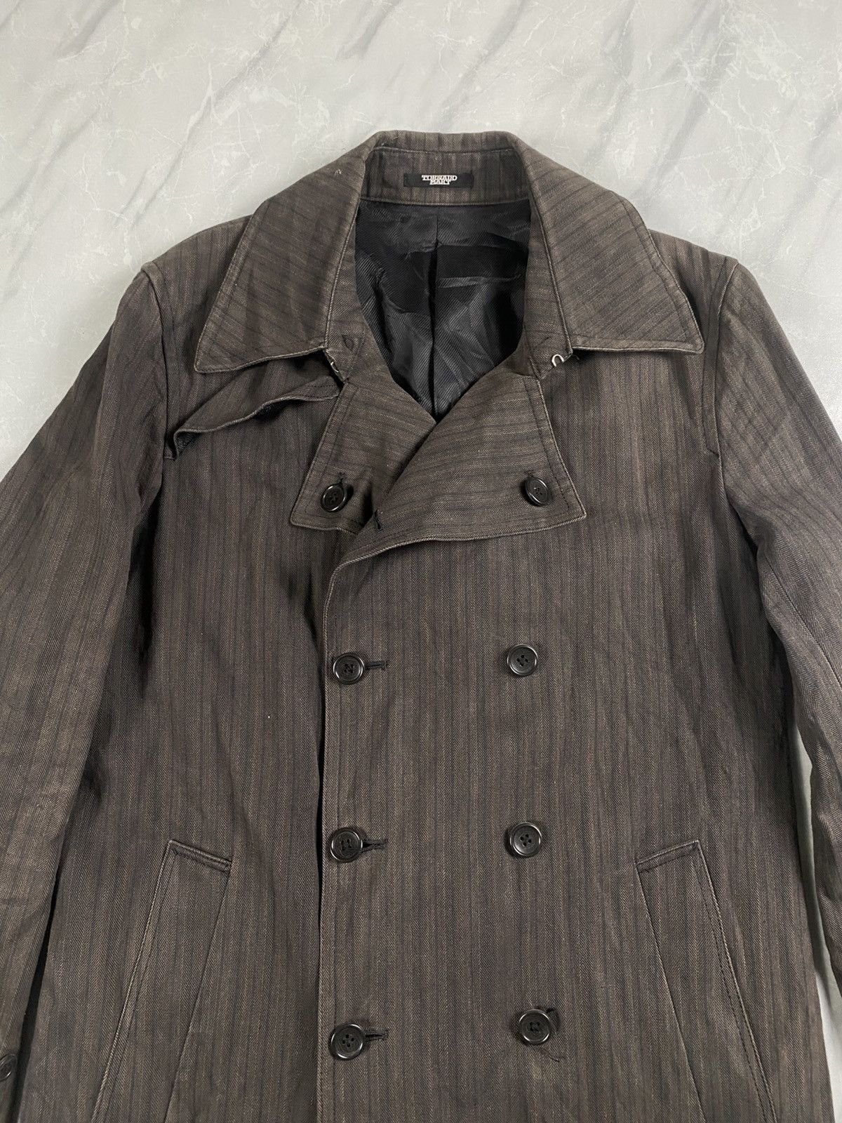 Tornado Mart Grail Vintage Tornado Mart Double Breasted Heavy Coat Jacket Size US M / EU 48-50 / 2 - 4 Thumbnail