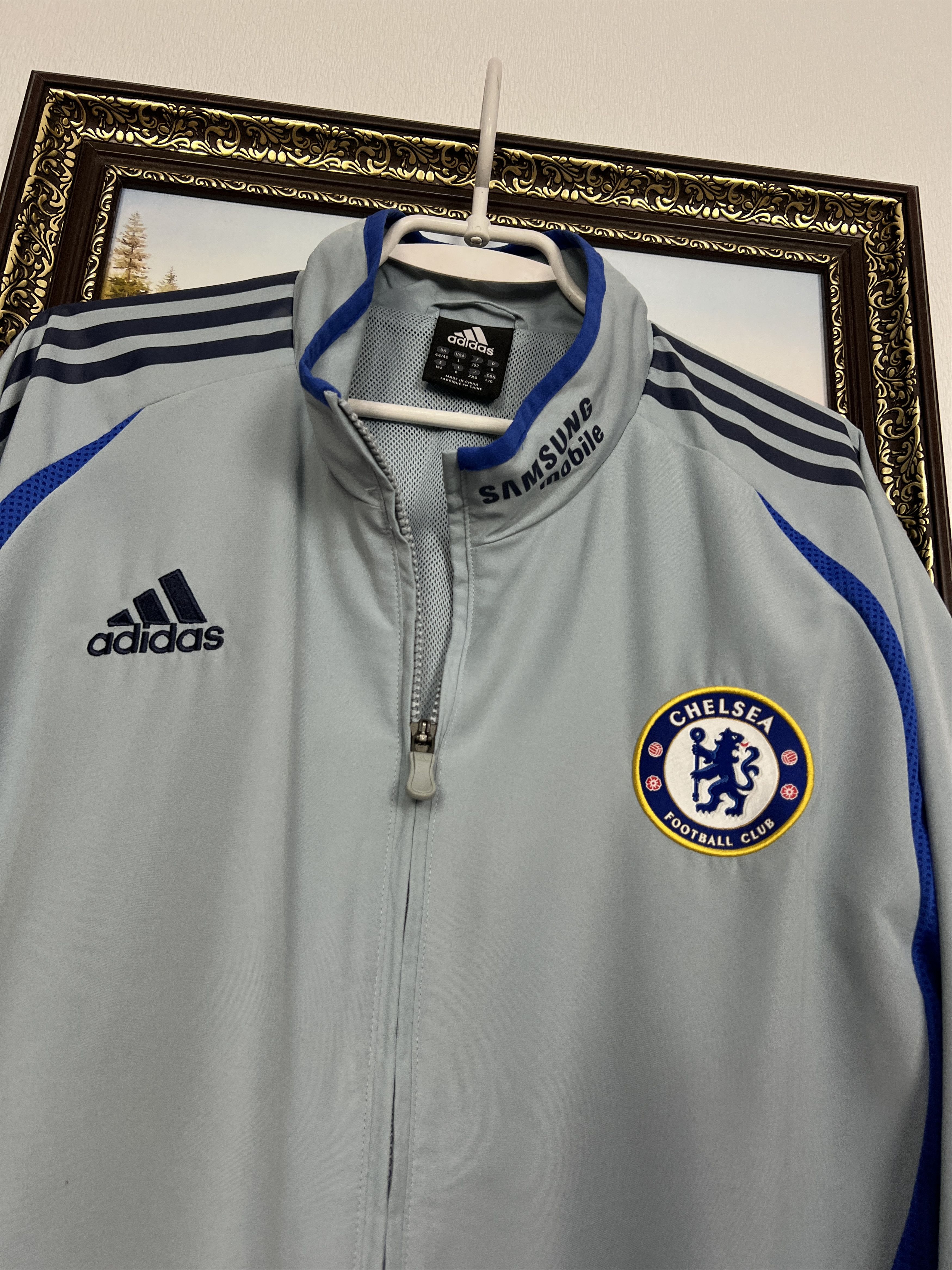 Adidas Vintage Adidas Chelsea Football Jacket Soccer Track Top Blue Size US XL / EU 56 / 4 - 3 Thumbnail