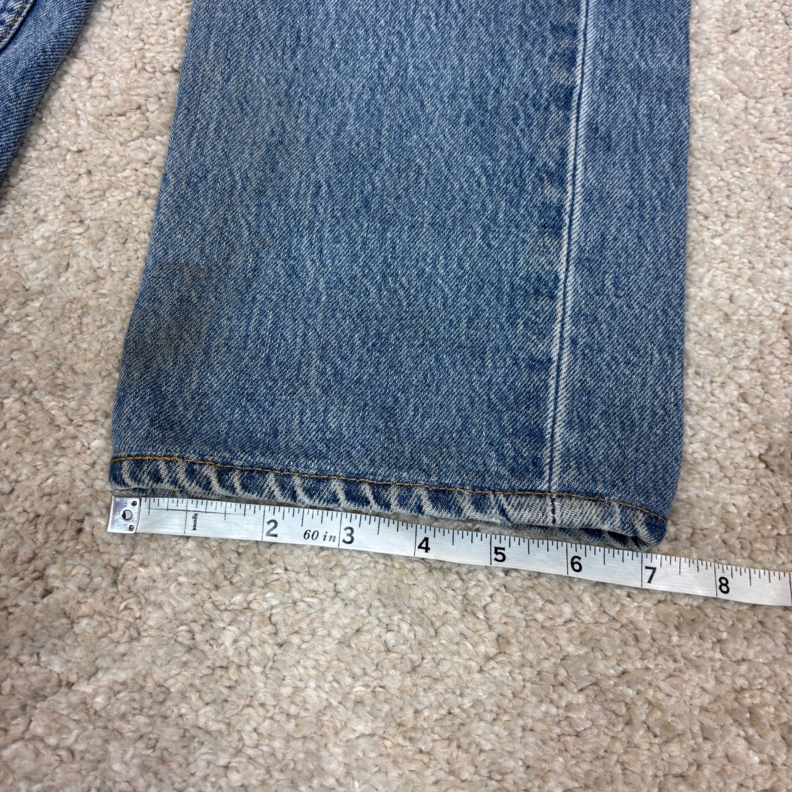 Levi's Vintage 90s Levi's 501 Straight Leg Jeans 30x31.5 Size US 30 / EU 46 - 9 Thumbnail
