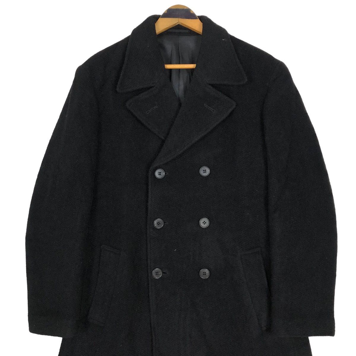 Yohji Yamamoto Vintage 90s Yohji Yamamoto D’Urban A.A.R Wool Trench Coat Size US M / EU 48-50 / 2 - 6 Thumbnail