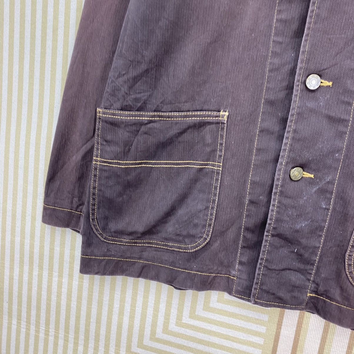 Le Laboureur 🫶Vintage Faded Liebchen Worker Jacket -French Style Jacket Size US M / EU 48-50 / 2 - 5 Thumbnail
