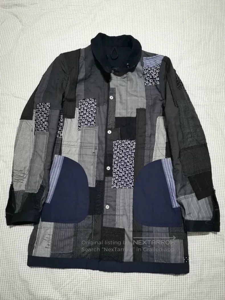 Junya Watanabe Junya Watanabe Boro Patchwork Double Coat. Size US M / EU 48-50 / 2 - 1 Thumbnail