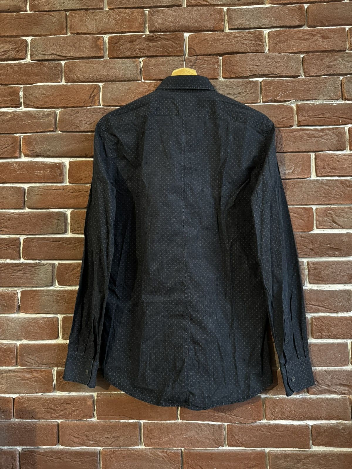 Dries Van Noten Vintage Dries Van Noten Designer Shirt Archive 46 navy Size US S / EU 44-46 / 1 - 2 Thumbnail