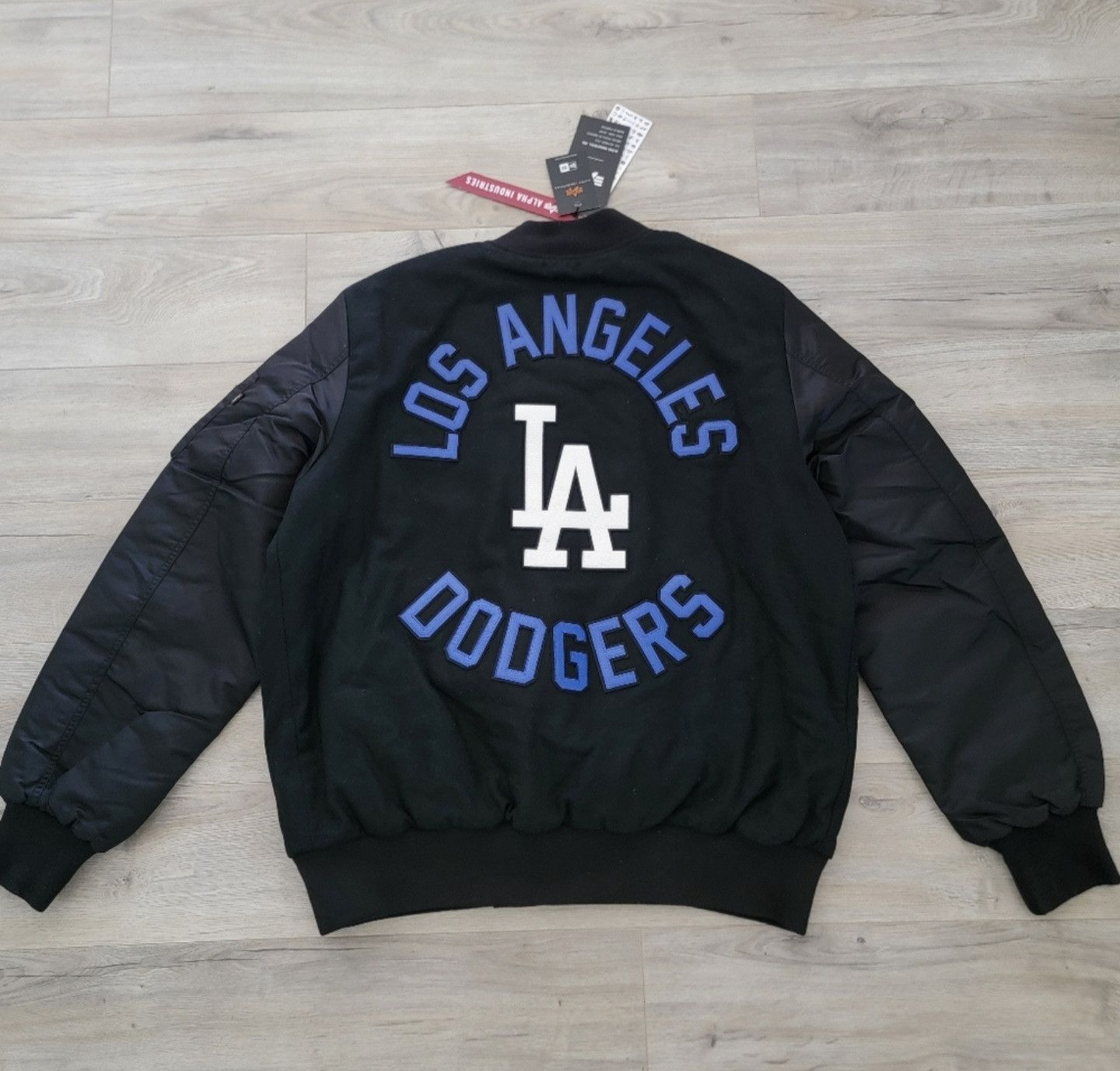 Alpha Industries × New Era LA Dodgers Alpha Industries MA1 Wool Varsity Jacket sz XL Size US XL / EU 56 / 4 - 2 Thumbnail
