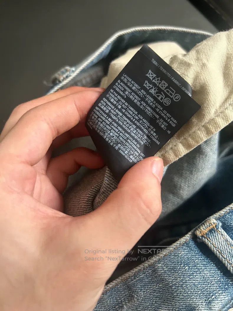 Saint Laurent Paris Saint Laurent Paris Blue Destroyed Size US 34 / EU 50 - 7 Thumbnail