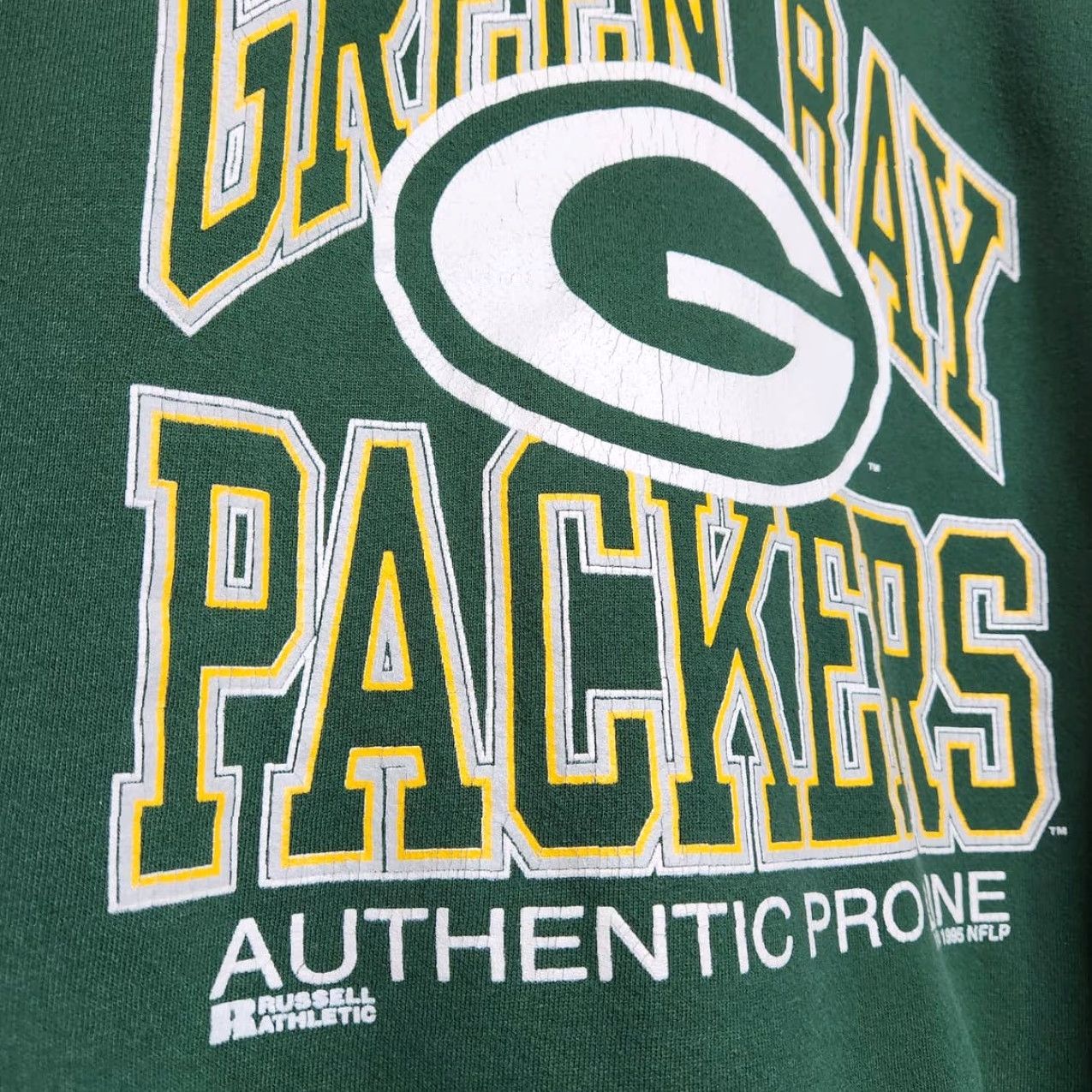 Russell Athletic VINTAGE Green Bay Packers Russell Athletic Large Wisconsin NFL VTG Y2k Sweatshirt Pullover Unisex Adults L Green Senior/Regular? Size US L / EU 52-54 / 3 - 5 Thumbnail