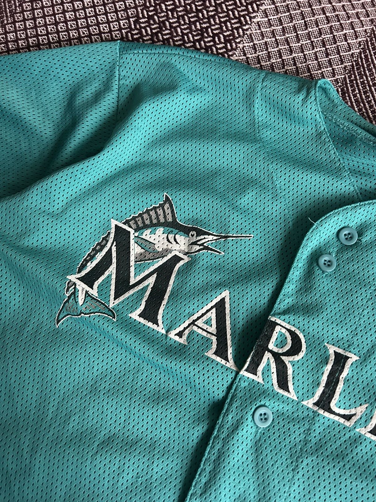 Majestic Vintage Florida Marlins Livan Hernandez Jersey #61 Size XL Size US XL / EU 56 / 4 - 8 Thumbnail