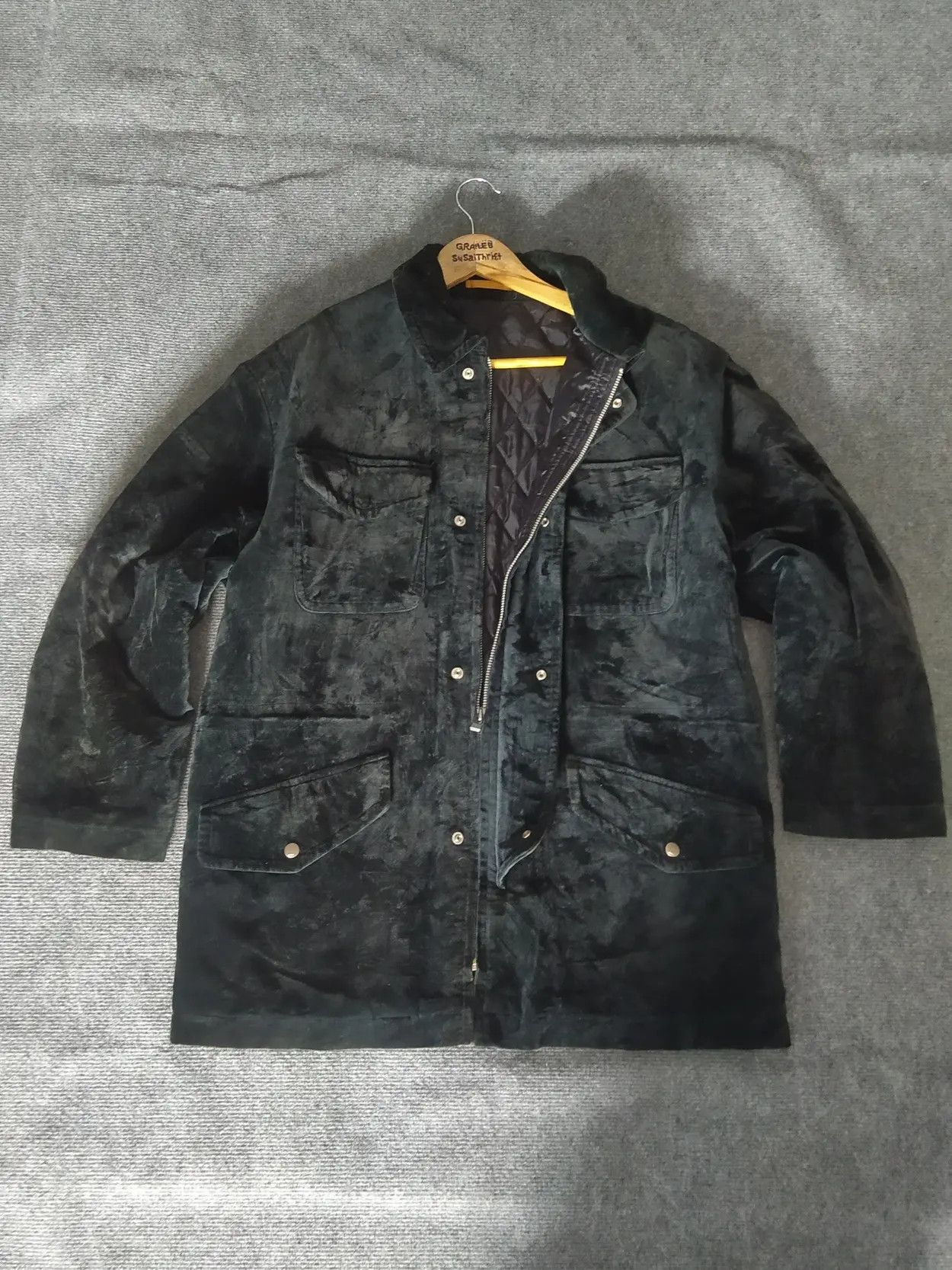 Lancel Lancel valvet jacket vintage 90's rare pattern Size US M / EU 48-50 / 2 - 3 Thumbnail